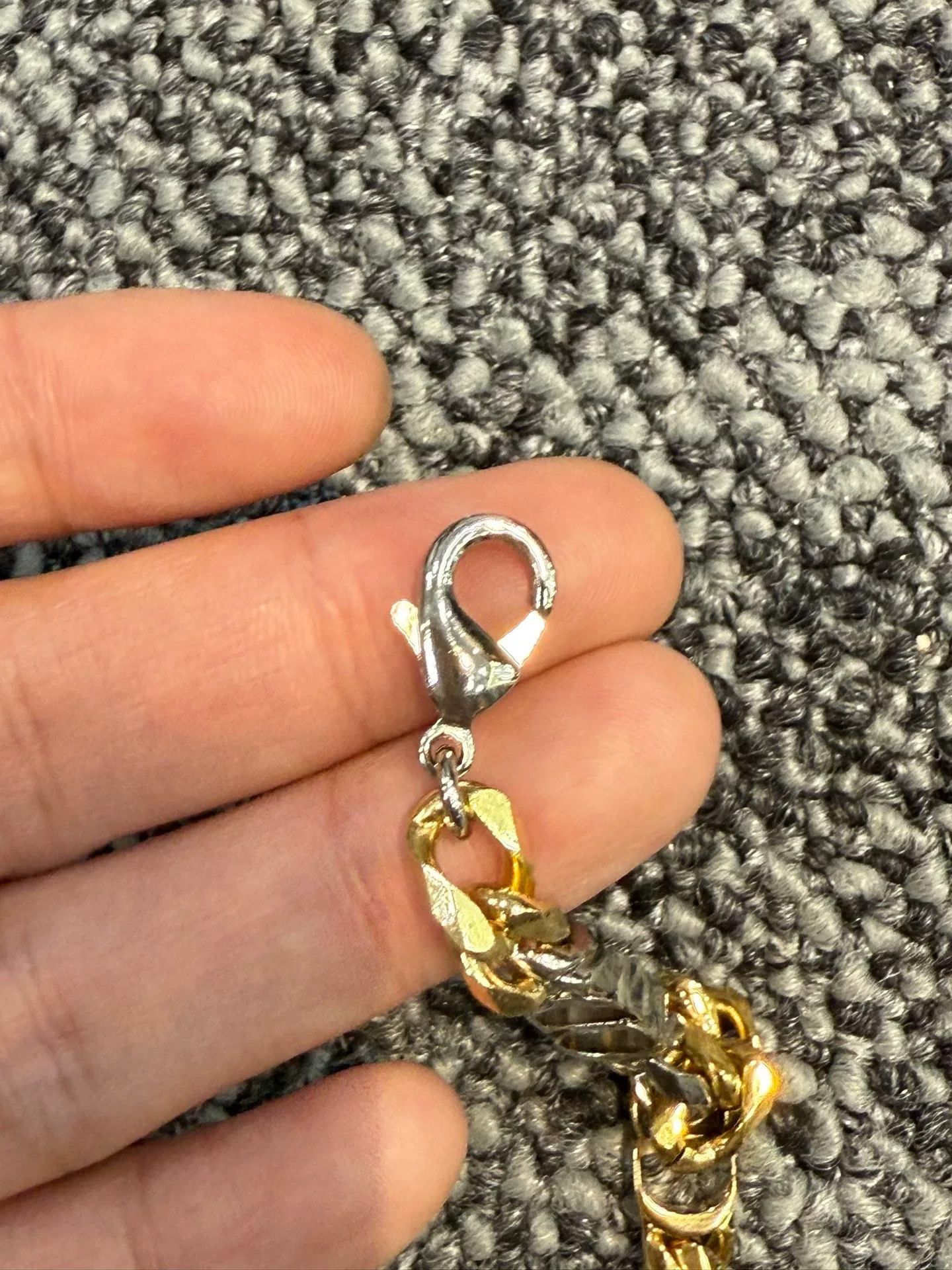 Dior Dior Gold Silver Color Necklace Size ONE SIZE - 5 Thumbnail