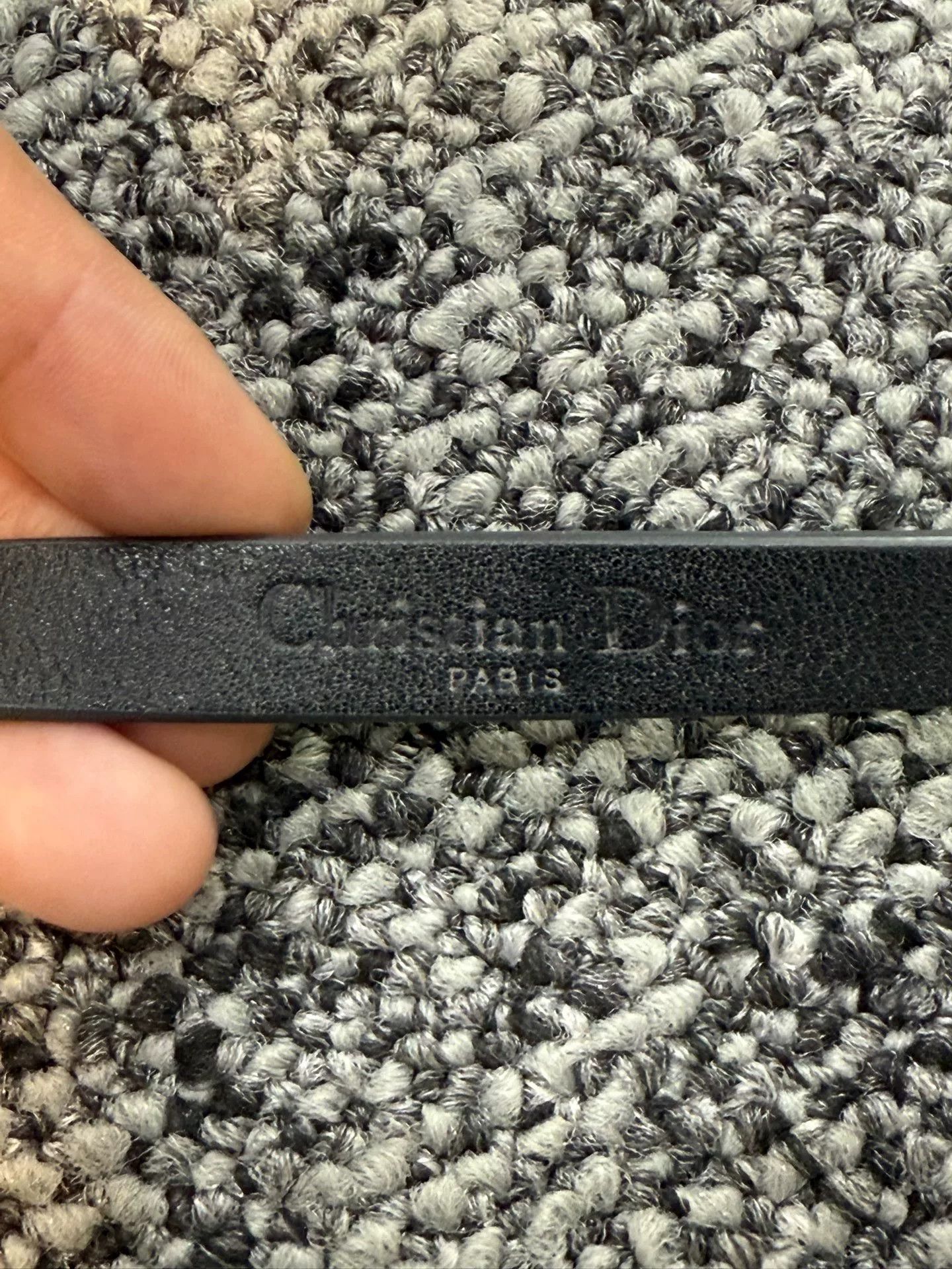 Dior Dior Black Leather Necklace with Gold Star Size ONE SIZE - 4 Thumbnail