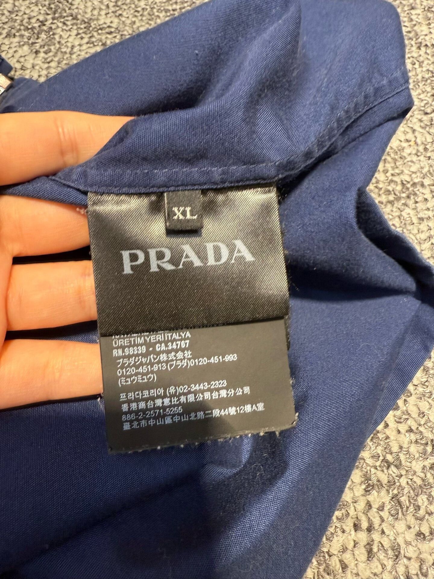 Prada Prada Short-Sleeve Tech Cotton Shirt XL Size US XL / EU 56 / 4 - 7 Thumbnail