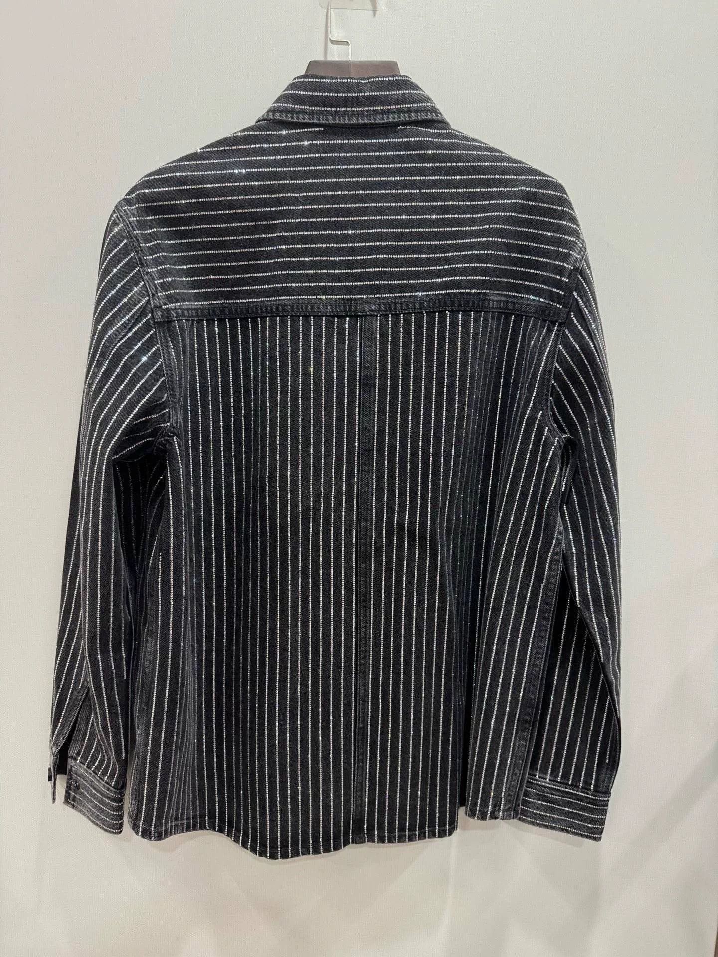 Alexander Wang Alexander Wang Men's Striped Shirt Size US S / EU 44-46 / 1 - 2 Thumbnail