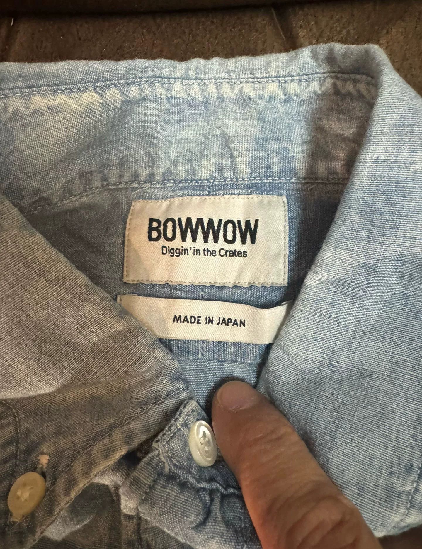 Bark Bow Wow 24AW Tokyo Limited Distressed Shirt Size US M / EU 48-50 / 2 - 3 Thumbnail