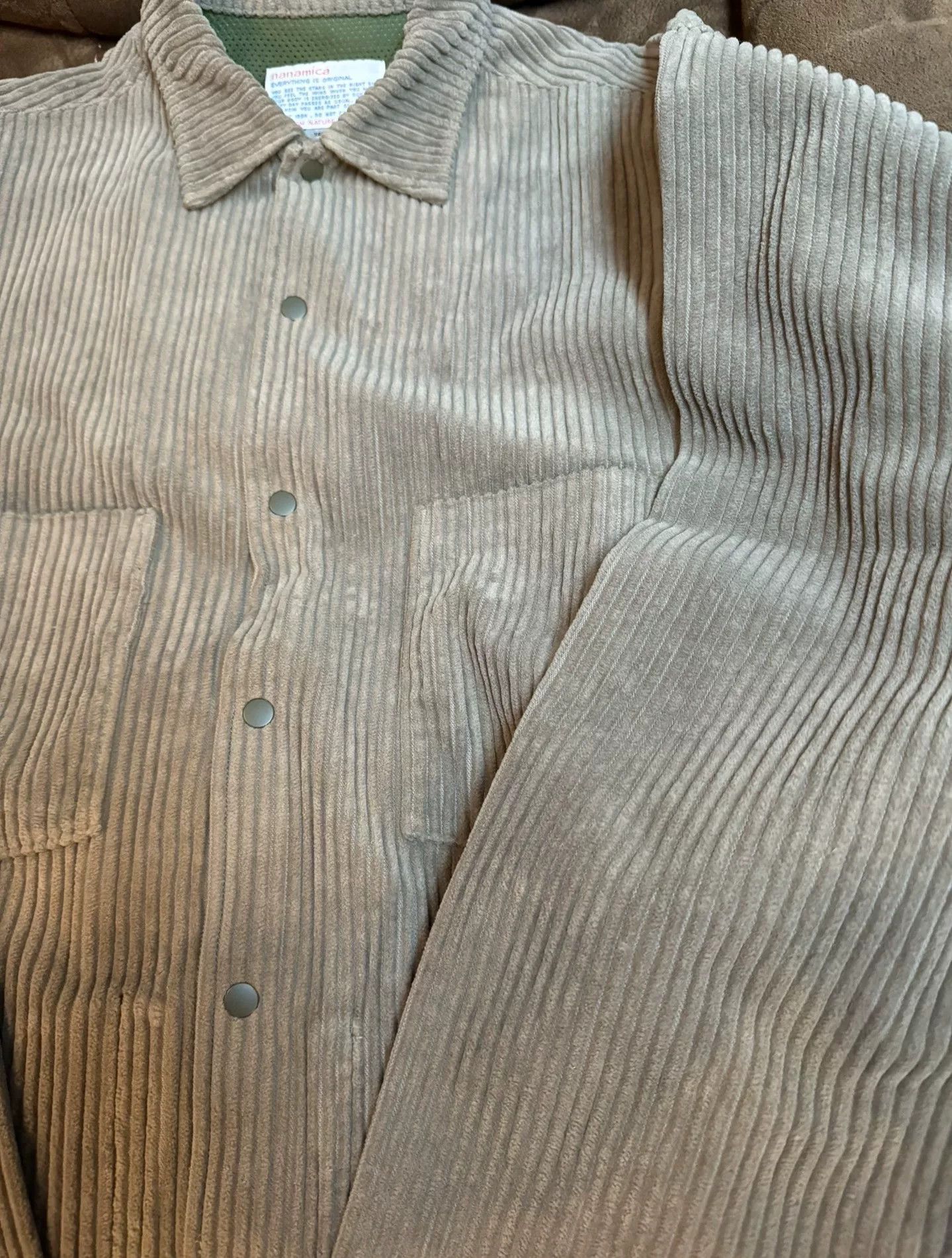 Nanamica nanamican Washed Corduroy Shirt Jacket Size US S / EU 44-46 / 1 - 3 Thumbnail