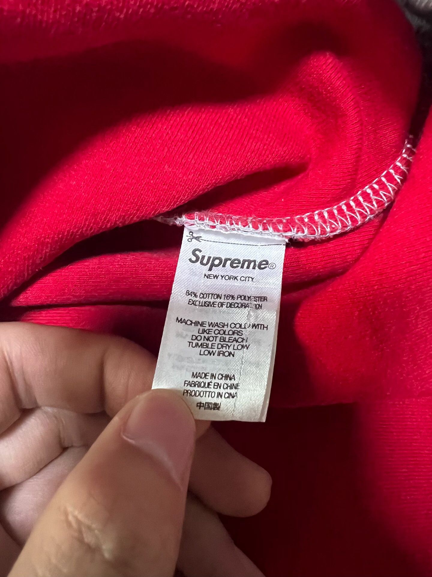 Supreme Supreme Box Logo Fleece Hoodie Size US L / EU 52-54 / 3 - 6 Thumbnail