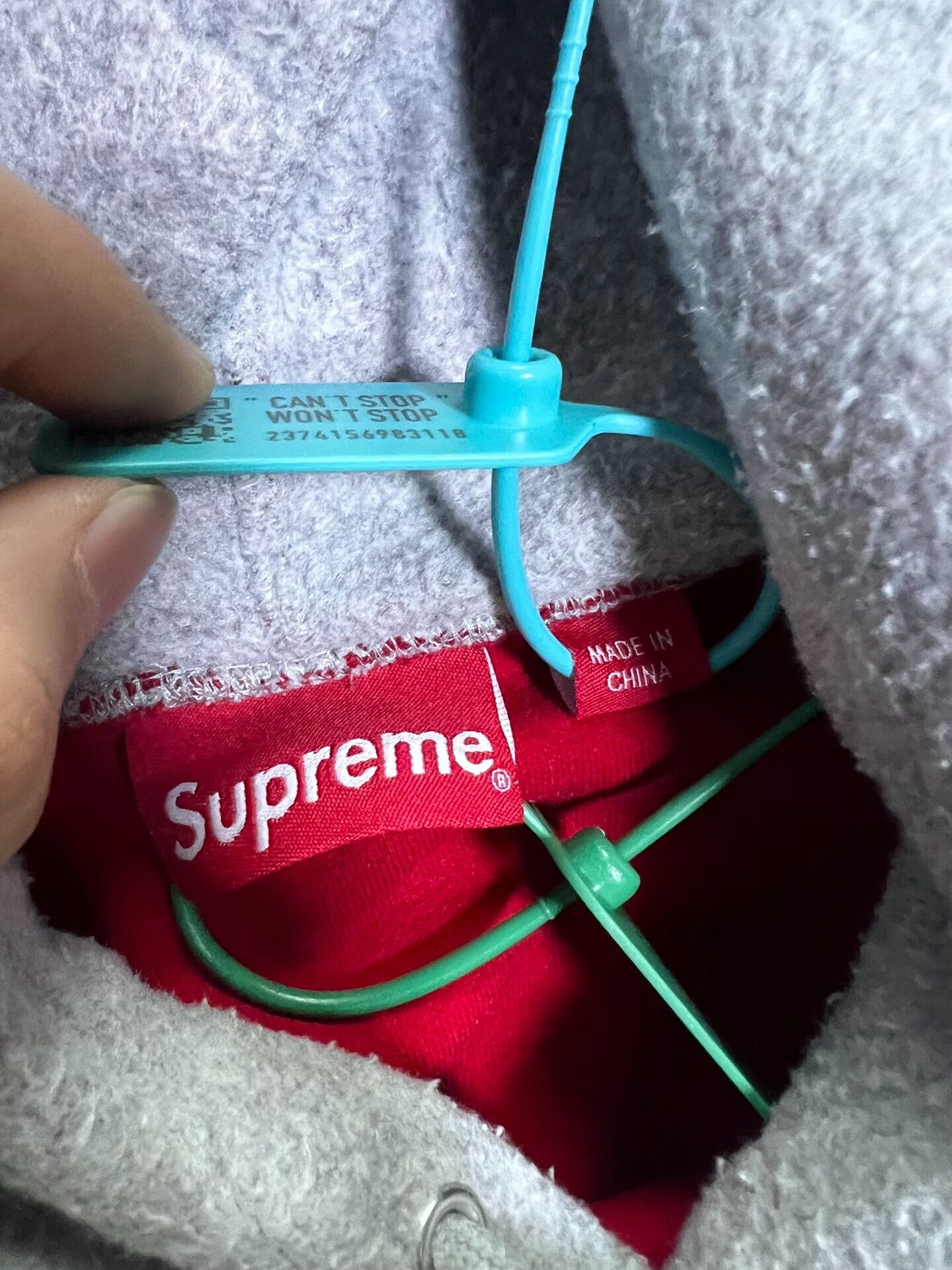 Supreme Supreme Box Logo Fleece Hoodie Size US L / EU 52-54 / 3 - 4 Thumbnail