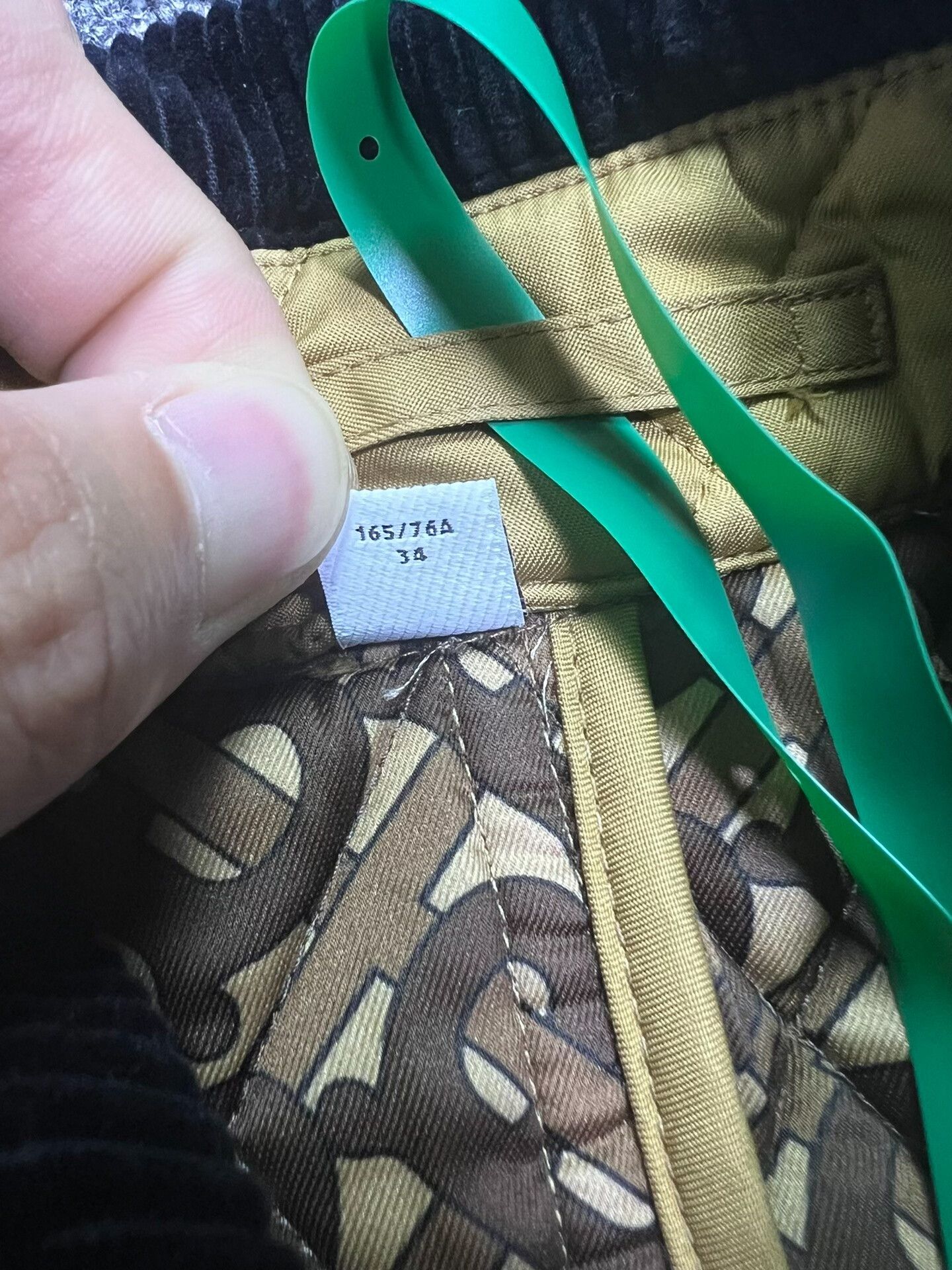 Burberry Burberry Women's Corduroy Lapel Cotton Coat Size XS / US 0-2 / IT 36-38 - 4 Thumbnail