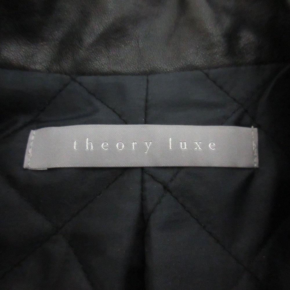 Theory Theory theory luxe HARL LEATHER SONNY Leather Double Riders Jacket Leather Outerwear DUTY FREE for USA Size ONE SIZE - 8 Thumbnail