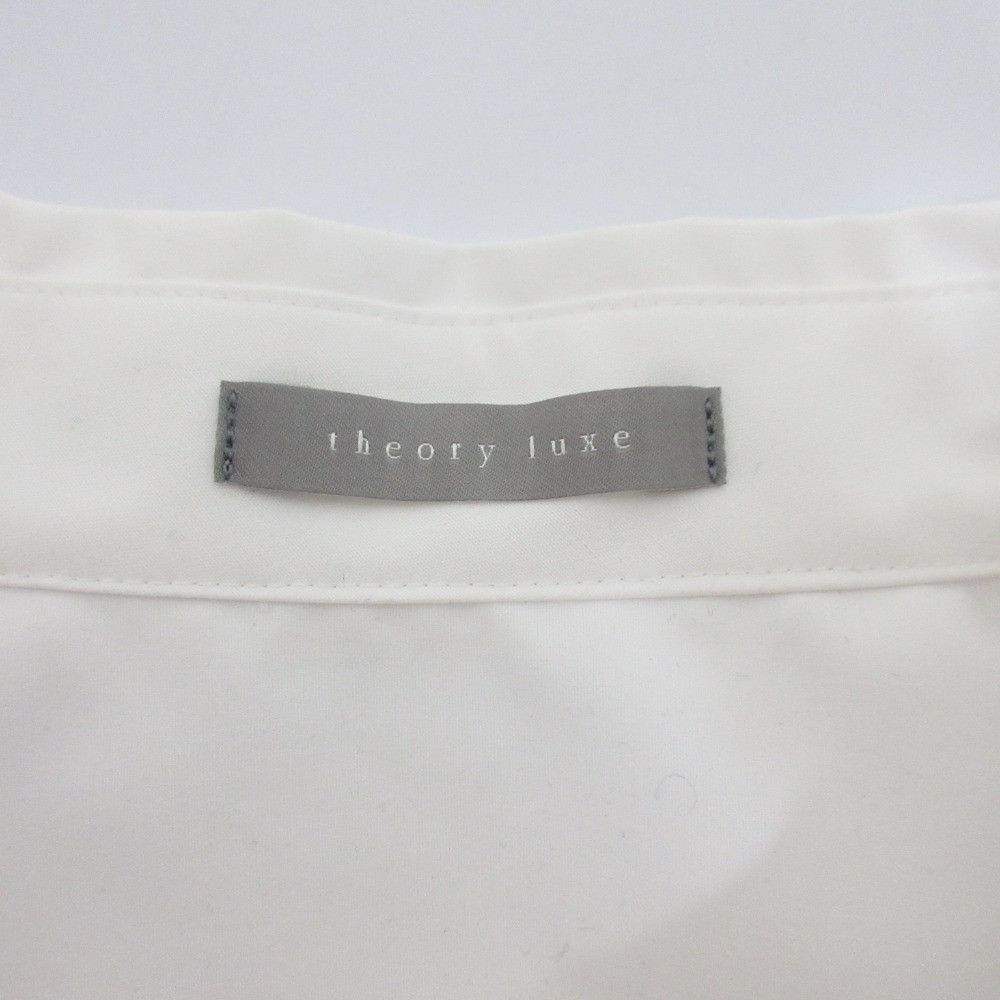 Theory theory luxe LUXE COTTON ELY SHIRT Cotton Shirt Textile Dress Shirt DUTY FREE for USA