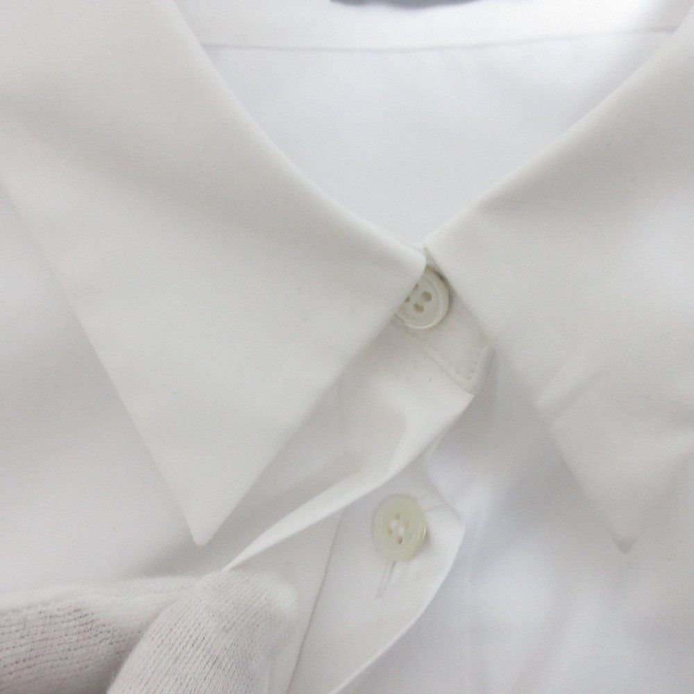 Theory theory luxe LUXE COTTON ELY SHIRT Cotton Shirt Textile Dress Shirt DUTY FREE for USA