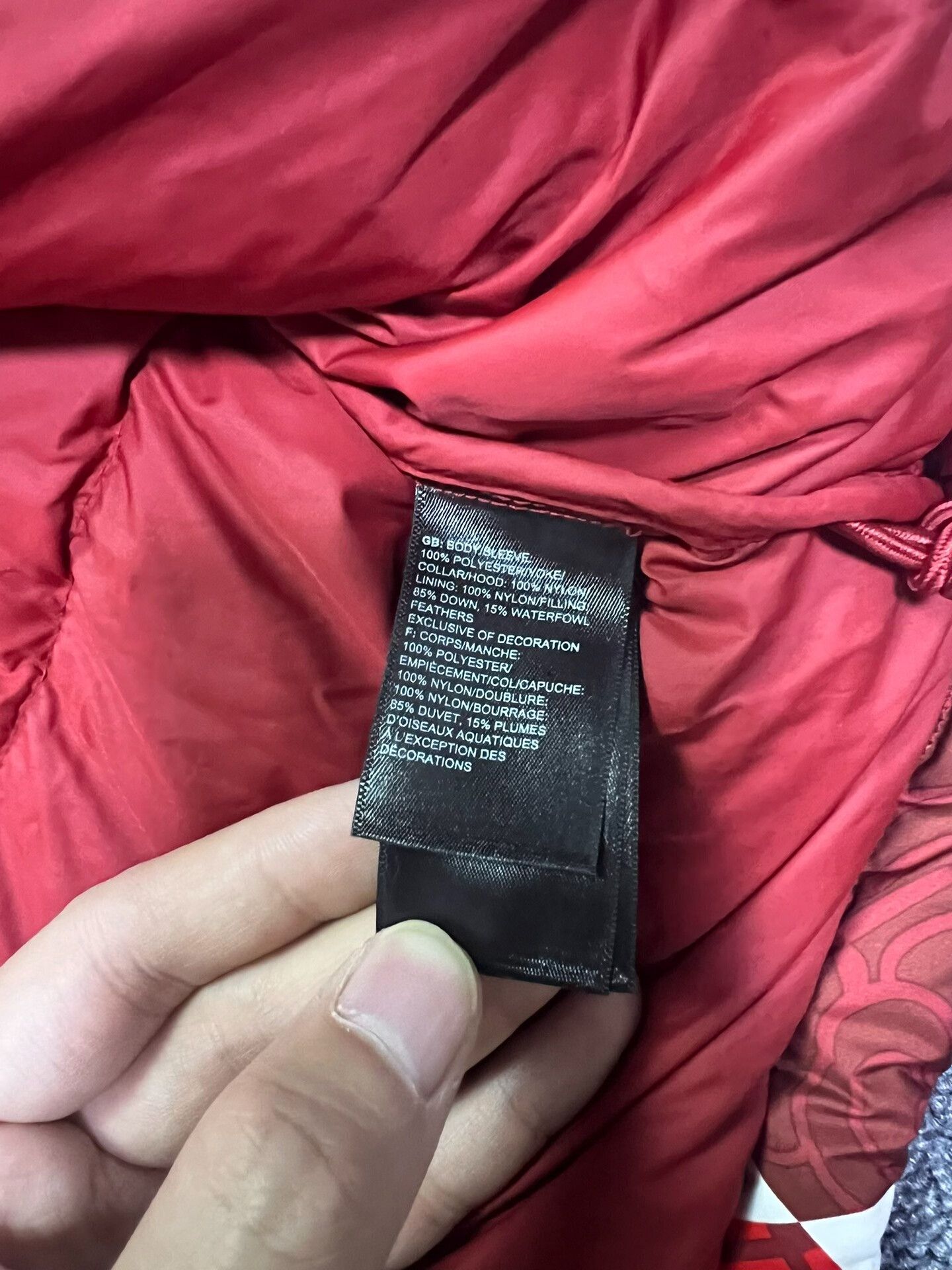 The North Face The North Face 1996 Red White Down Jacket Size US XXL / EU 58 / 5 - 4 Thumbnail