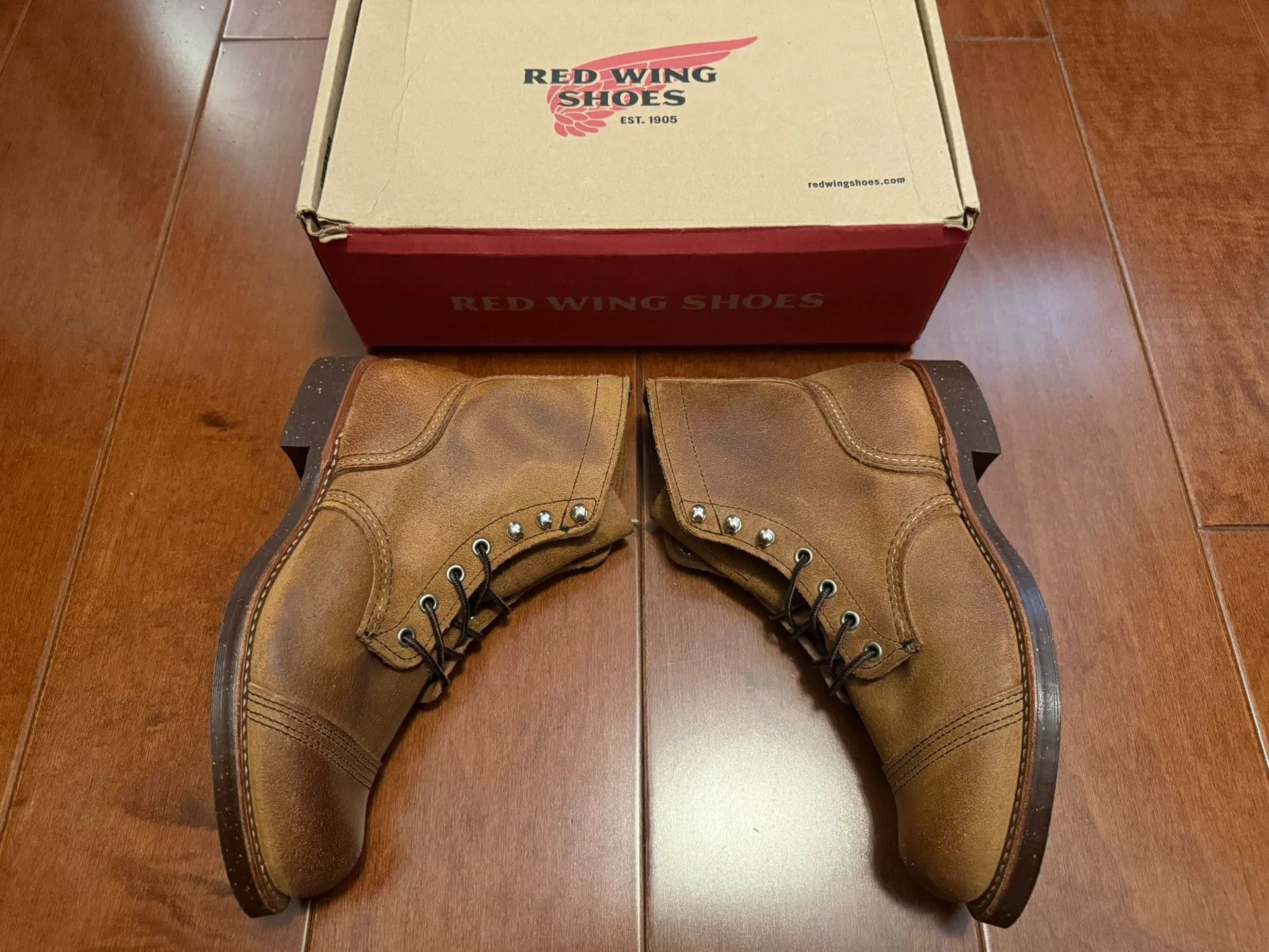 Red Wing Redwing 8113 Work Boots Size US 7.5 / EU 40-41 - 3 Thumbnail