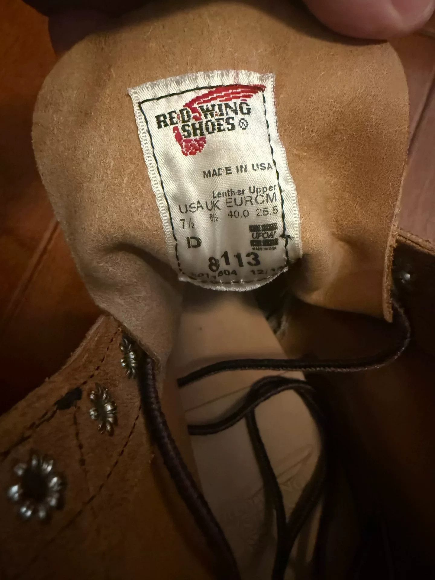 Red Wing Redwing 8113 Work Boots Size US 7.5 / EU 40-41 - 6 Thumbnail