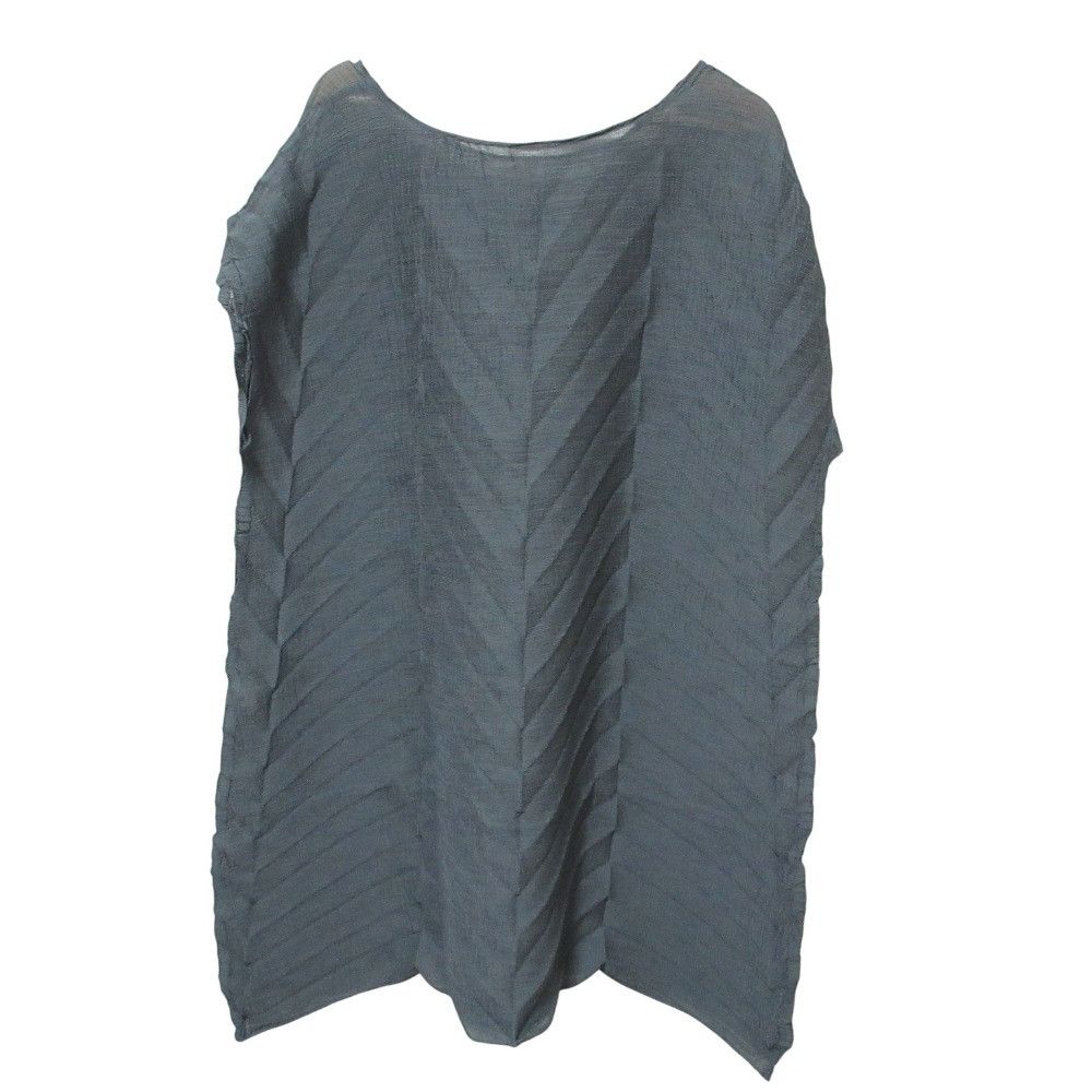 Issey Miyake Issey Miyake me ISSEY MIYAKE STAR SEE-THROUGH CREPE Sleeveless Top Textile Tops MI52FT563 DUTY FREE for USA Size ONE SIZE - 2 Thumbnail