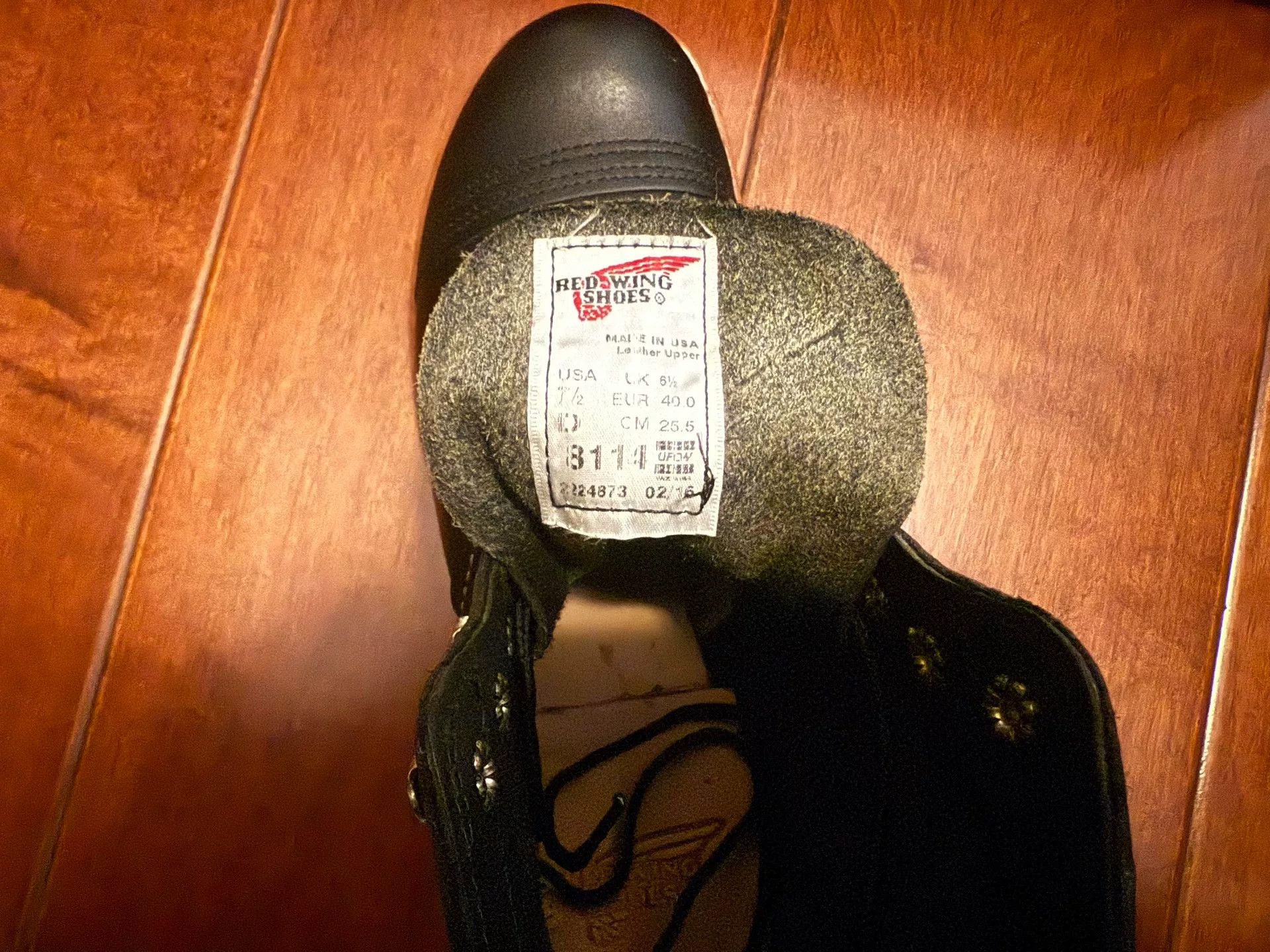 Red Wing Redwing 8114 Paratrooper Work Boot Size US 7.5 / EU 40-41 - 6 Thumbnail