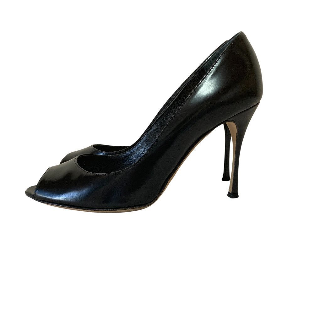 Other Other Sergio Rossi Open Toe Pumps Leather Shoes DUTY FREE for USA Size ONE SIZE - 2 Thumbnail
