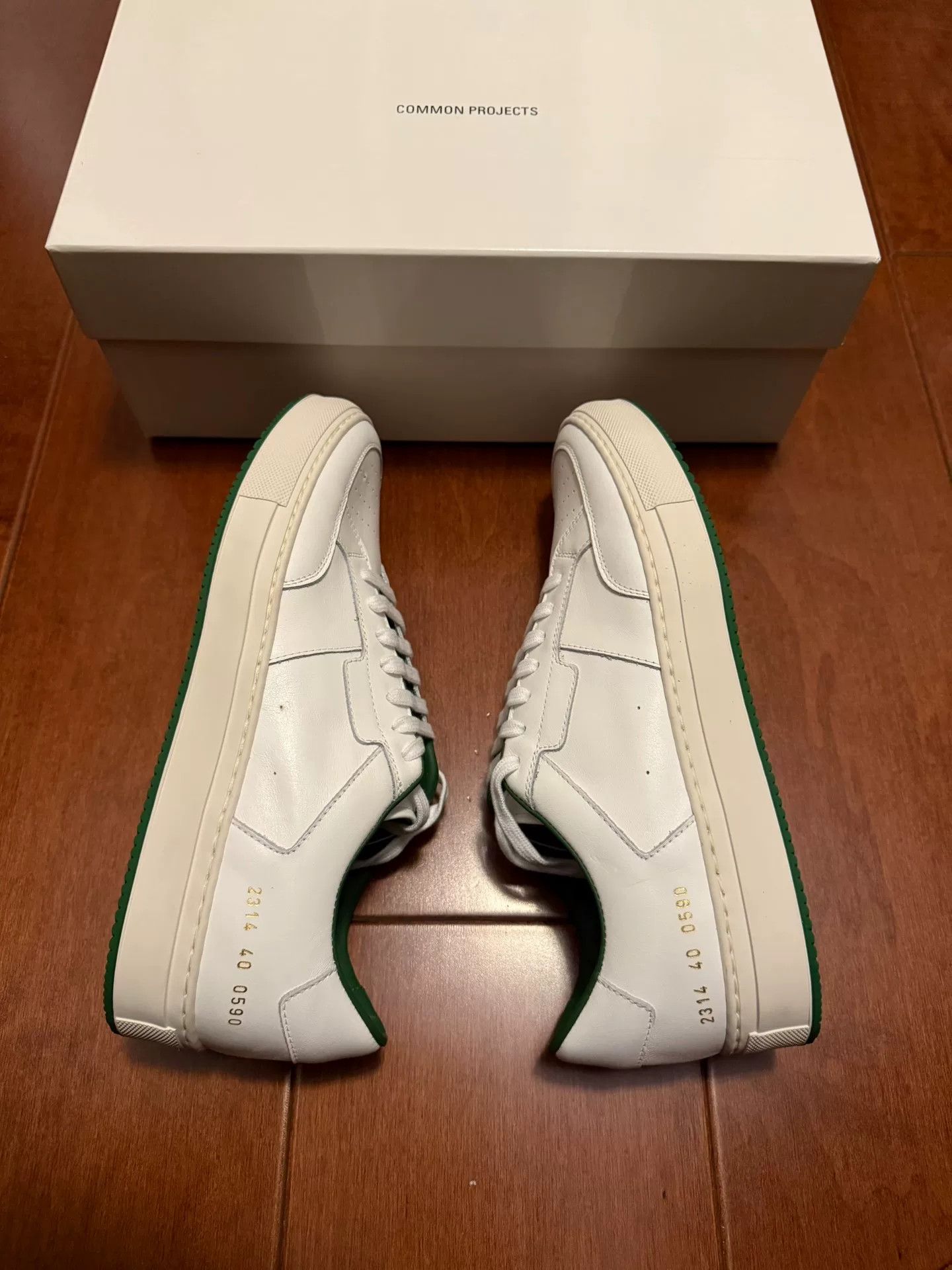 Common Projects Common Projects White Classic Italian Sneakers Size US 7 / EU 40 - 3 Thumbnail