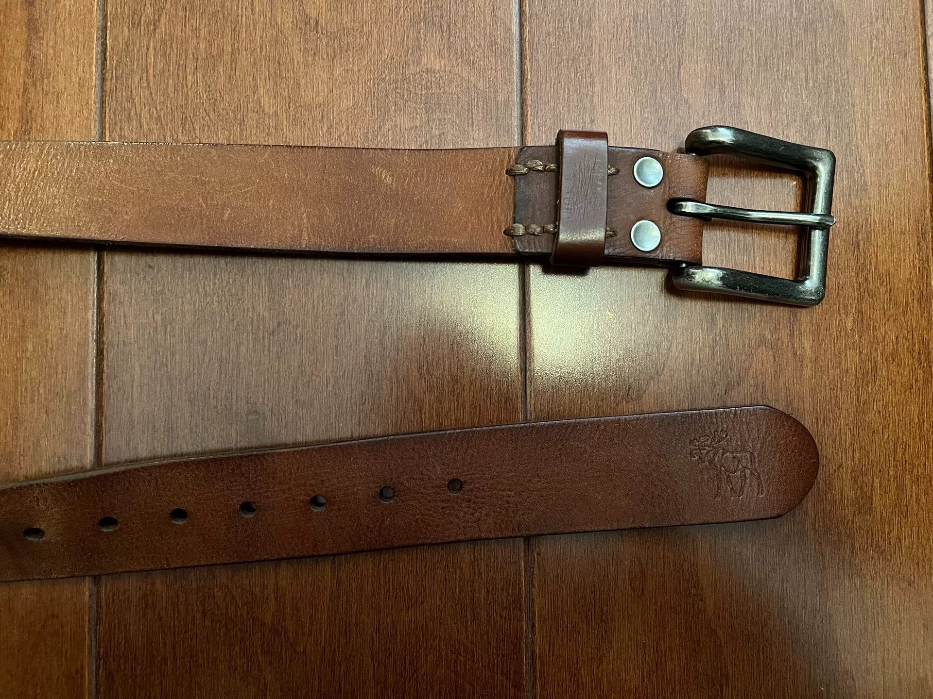 Abercrombie & Fitch Abercrombie & Fitch AF Leather Belt Size ONE SIZE - 3 Thumbnail