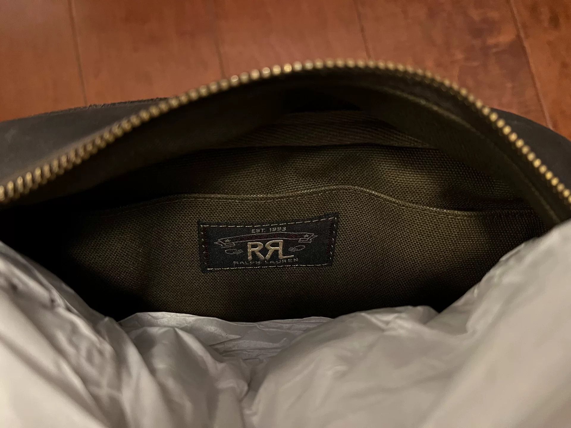 RRL Ralph Lauren RRL Double RL Leather Storage Bag Size ONE SIZE - 5 Thumbnail