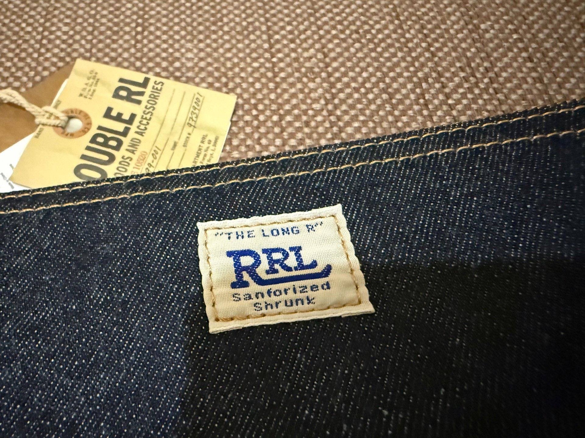 RRL Ralph Lauren RRL Double RL Denim Toiletry Pouch Size ONE SIZE - 5 Thumbnail