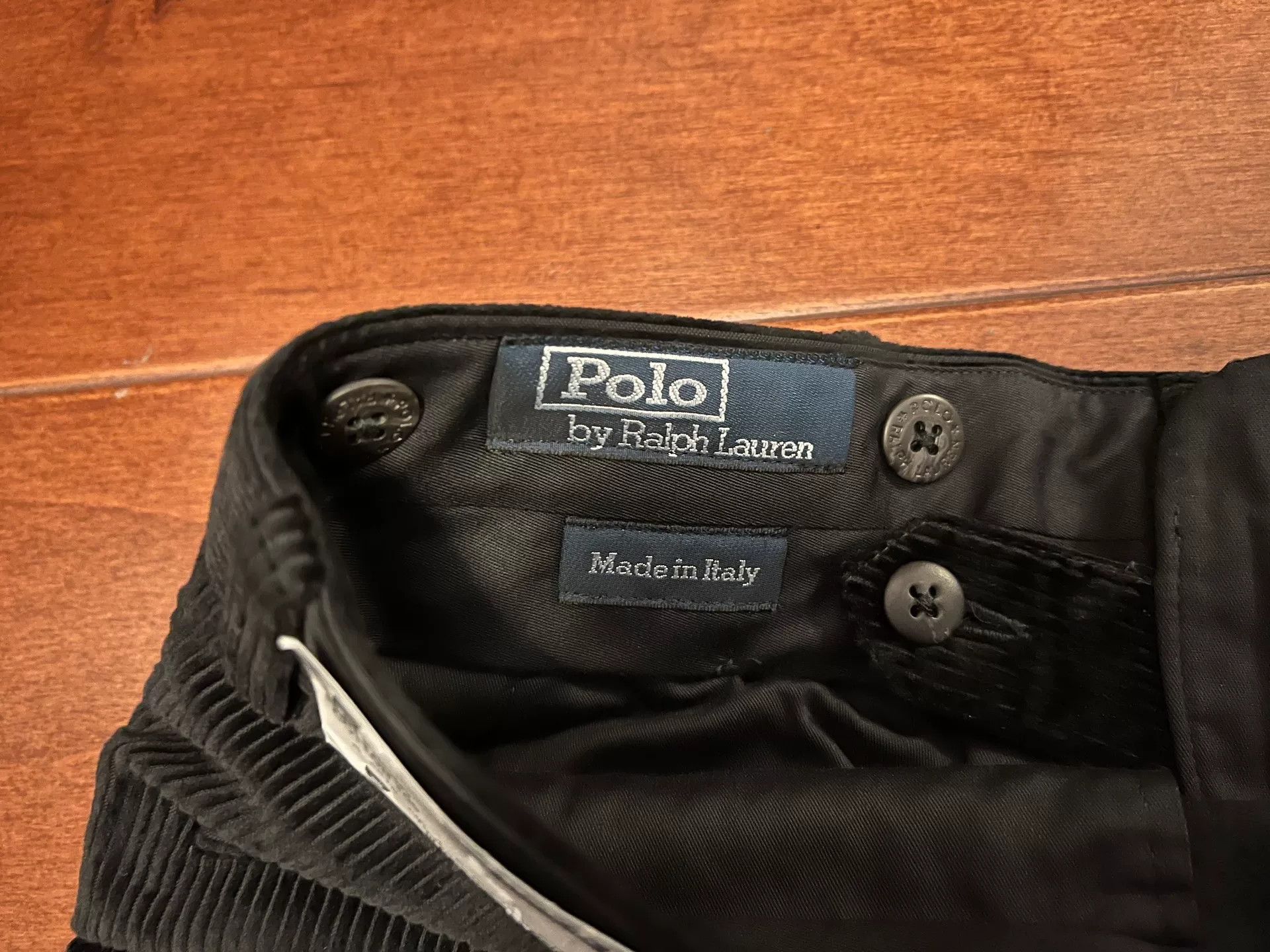 RRL Ralph Lauren POLO Ralph Lauren RRL Black Corduroy Trousers Size US 33 - 5 Thumbnail
