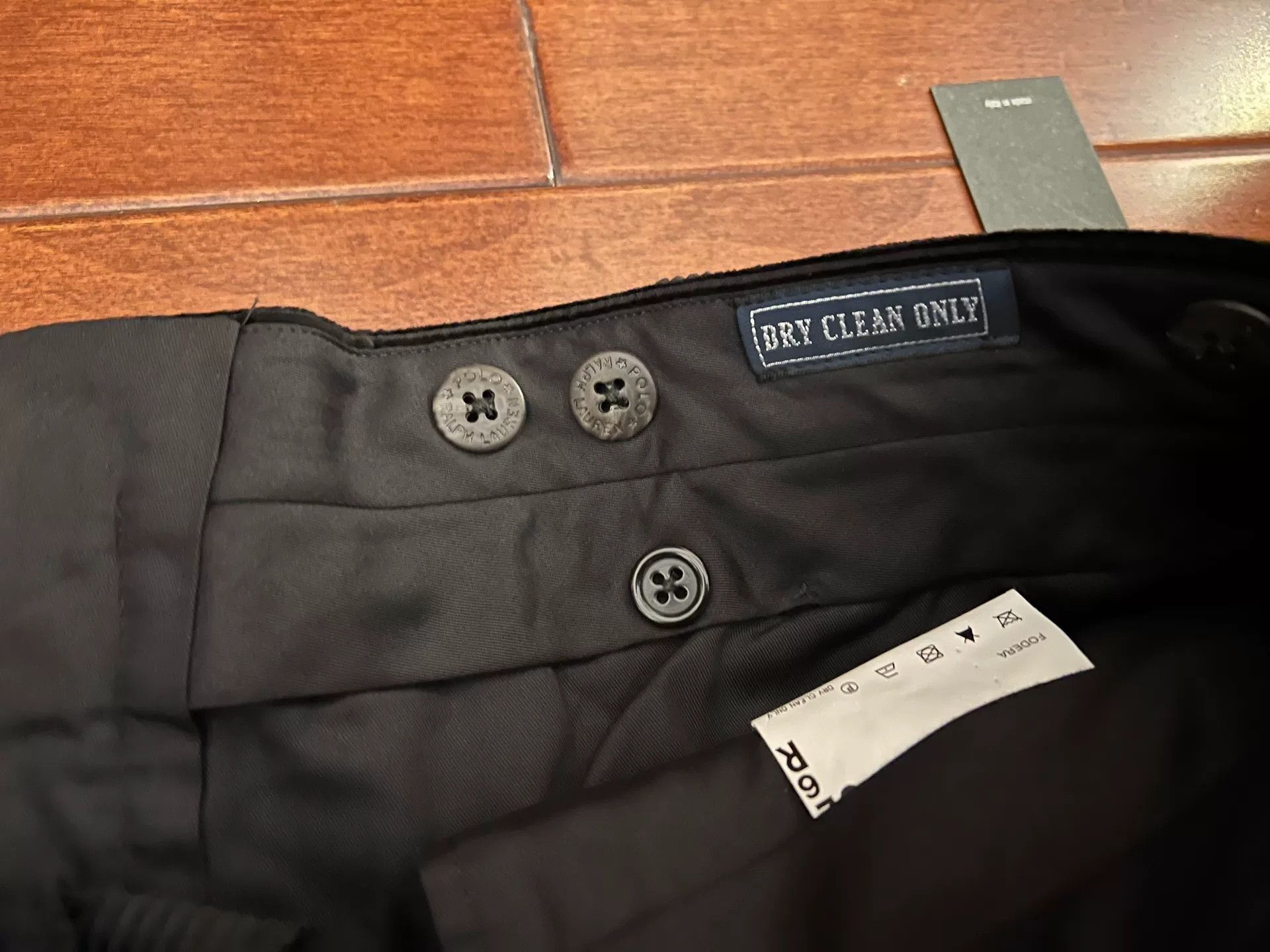 RRL Ralph Lauren POLO Ralph Lauren RRL Black Corduroy Trousers Size US 33 - 6 Thumbnail