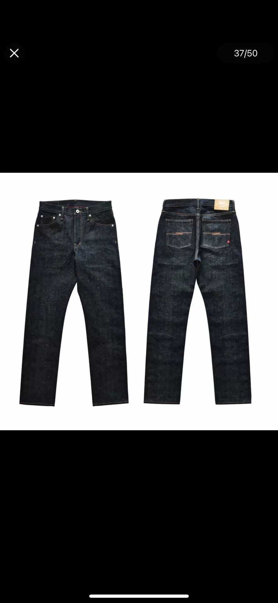 Sauce Zhan Sauce Origin Engraved Silver Limited Jeans Size US 33 - 2 Thumbnail