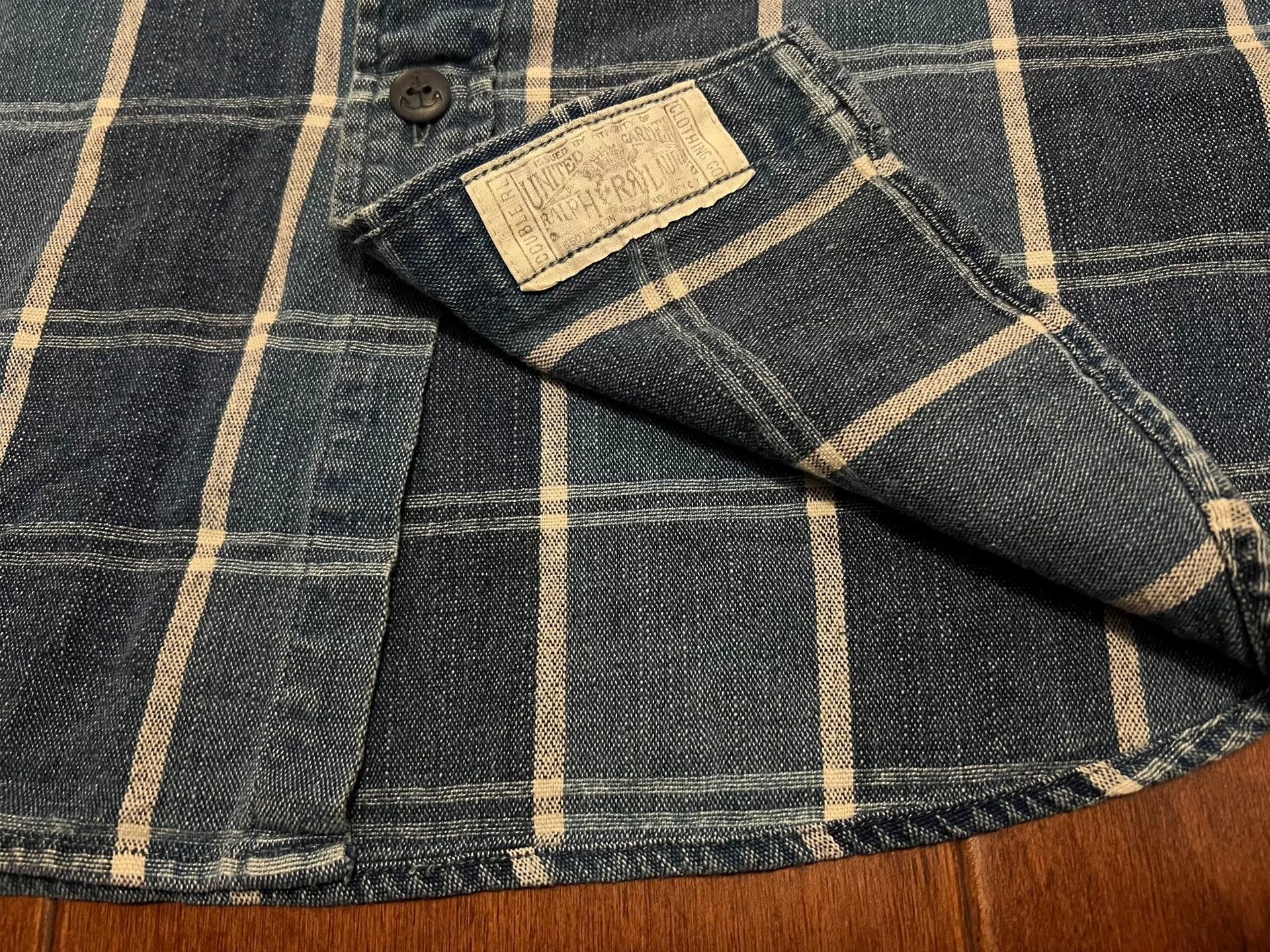 RRL Ralph Lauren RRL Double RL Plaid Shirt Size US S / EU 44-46 / 1 - 5 Thumbnail