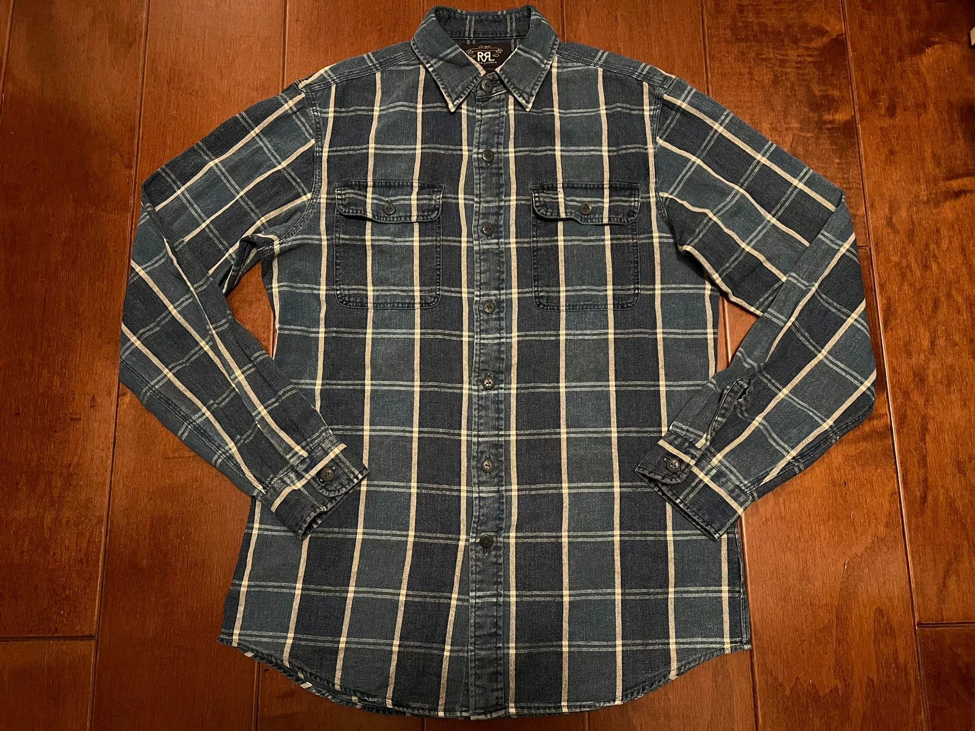 RRL Ralph Lauren RRL Double RL Plaid Shirt Size US S / EU 44-46 / 1 - 2 Thumbnail