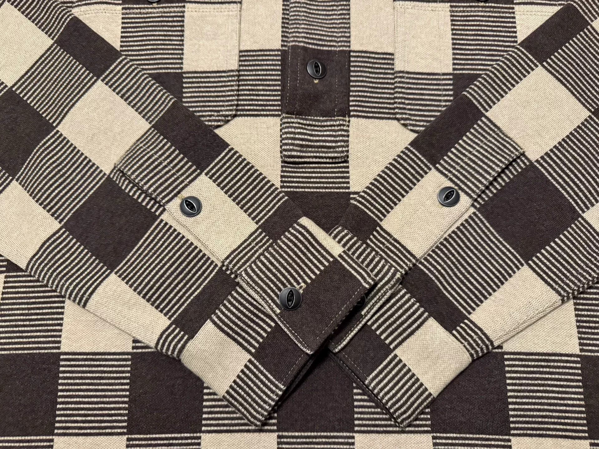 RRL Ralph Lauren RRL Double RL Wool Plaid Half-Placket Shirt Size US M / EU 48-50 / 2 - 4 Thumbnail