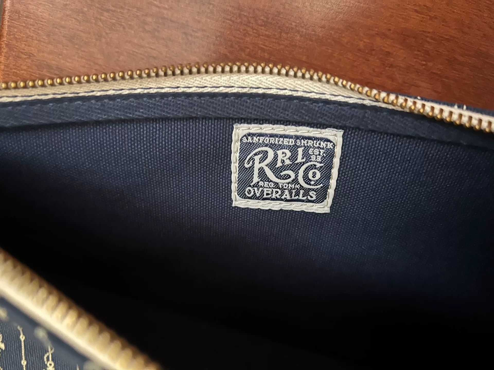 RRL Ralph Lauren RRL Indigo Anchor Canvas Handbag Size ONE SIZE - 3 Thumbnail