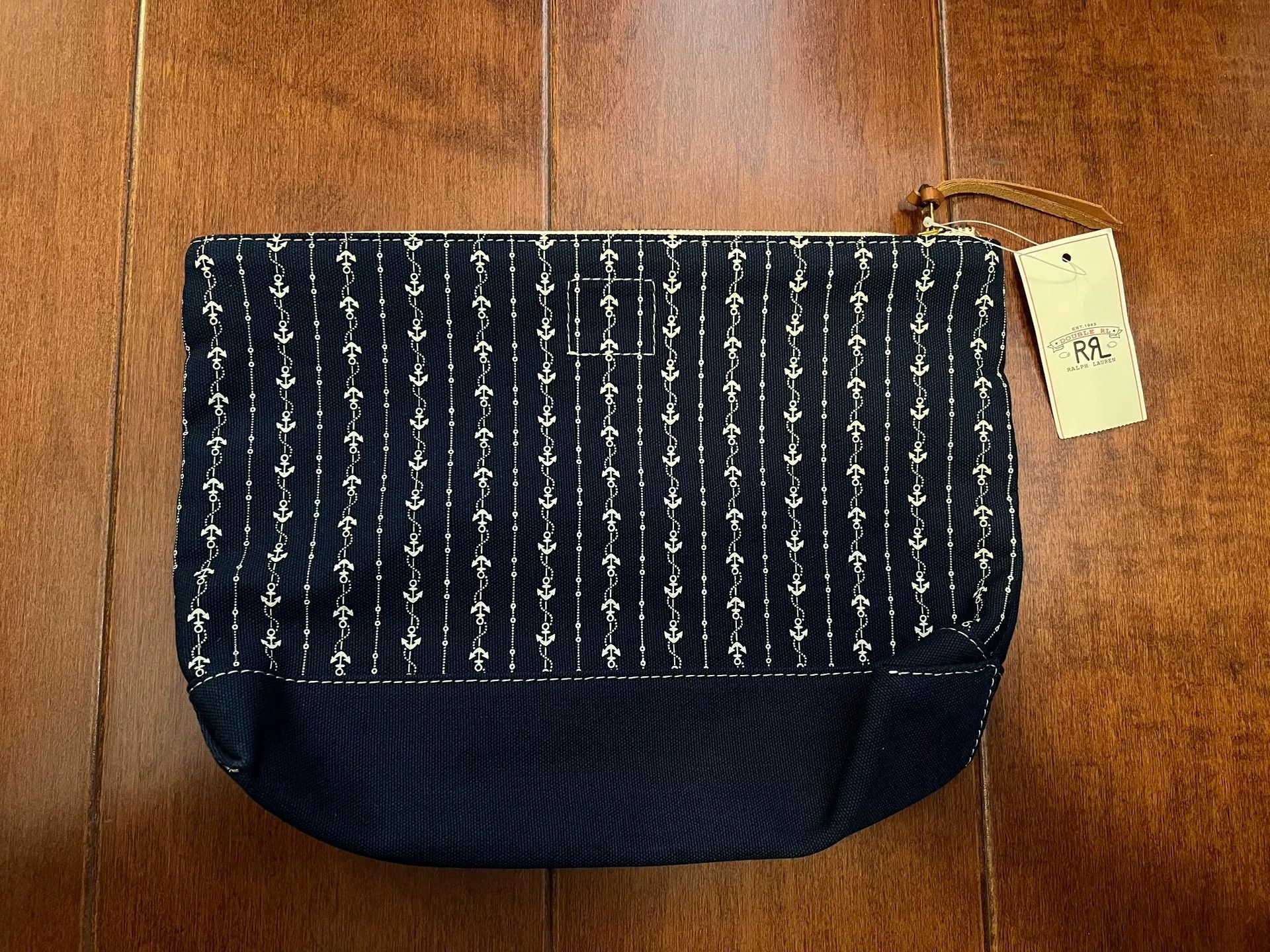 RRL Ralph Lauren RRL Indigo Anchor Canvas Handbag Size ONE SIZE - 2 Thumbnail