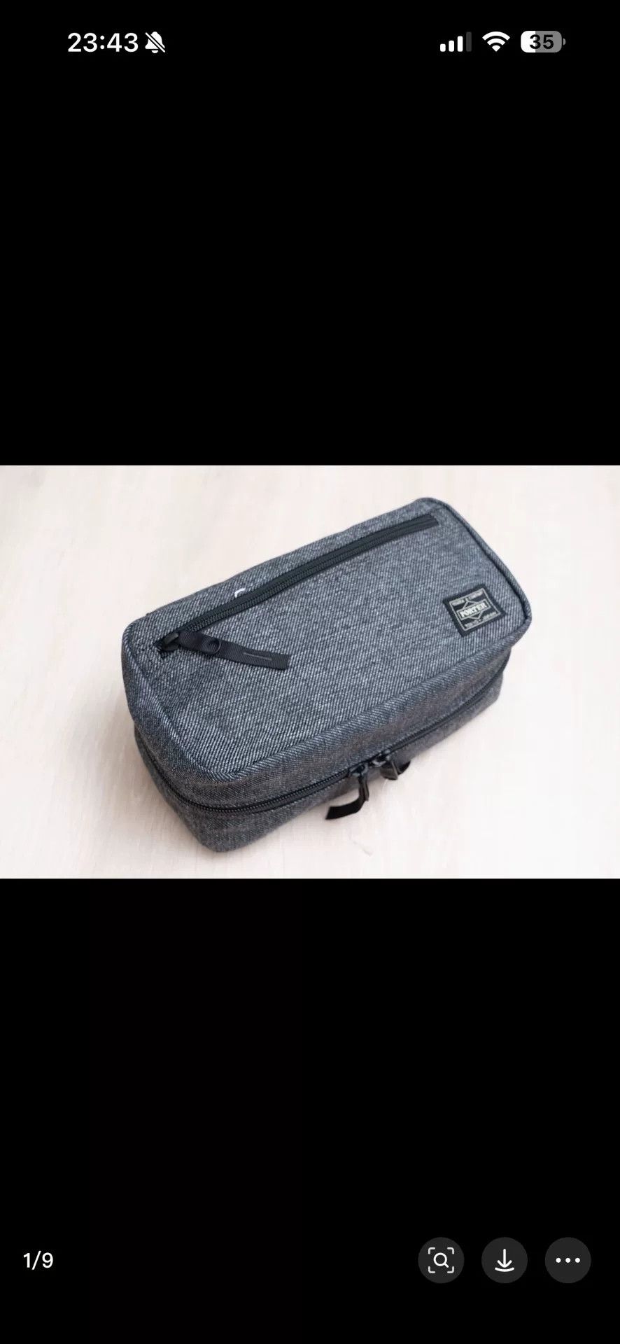 Porter Porter Wash Bag Storage Pouch Size ONE SIZE - 2 Thumbnail