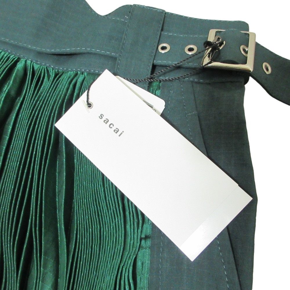 Sacai Sacai Sacai Pleated Long Skirt Textile Skirts 18-03669 DUTY FREE for USA Size ONE SIZE - 7 Thumbnail