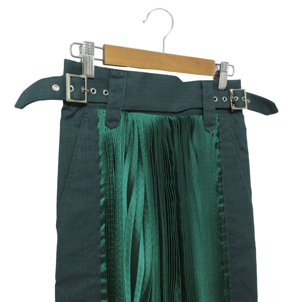 Sacai Sacai Sacai Pleated Long Skirt Textile Skirts 18-03669 DUTY FREE for USA Size ONE SIZE - 4 Thumbnail