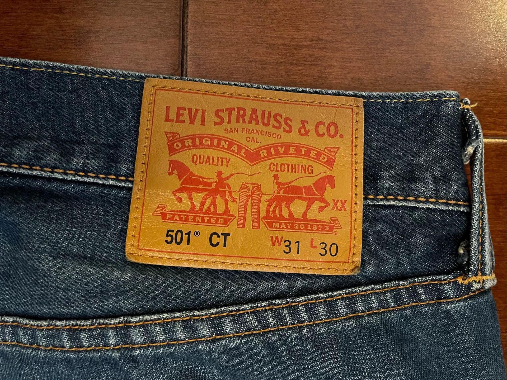 Levi's Levi's 501CT Jeans Made in Japan Size US 31 - 4 Thumbnail