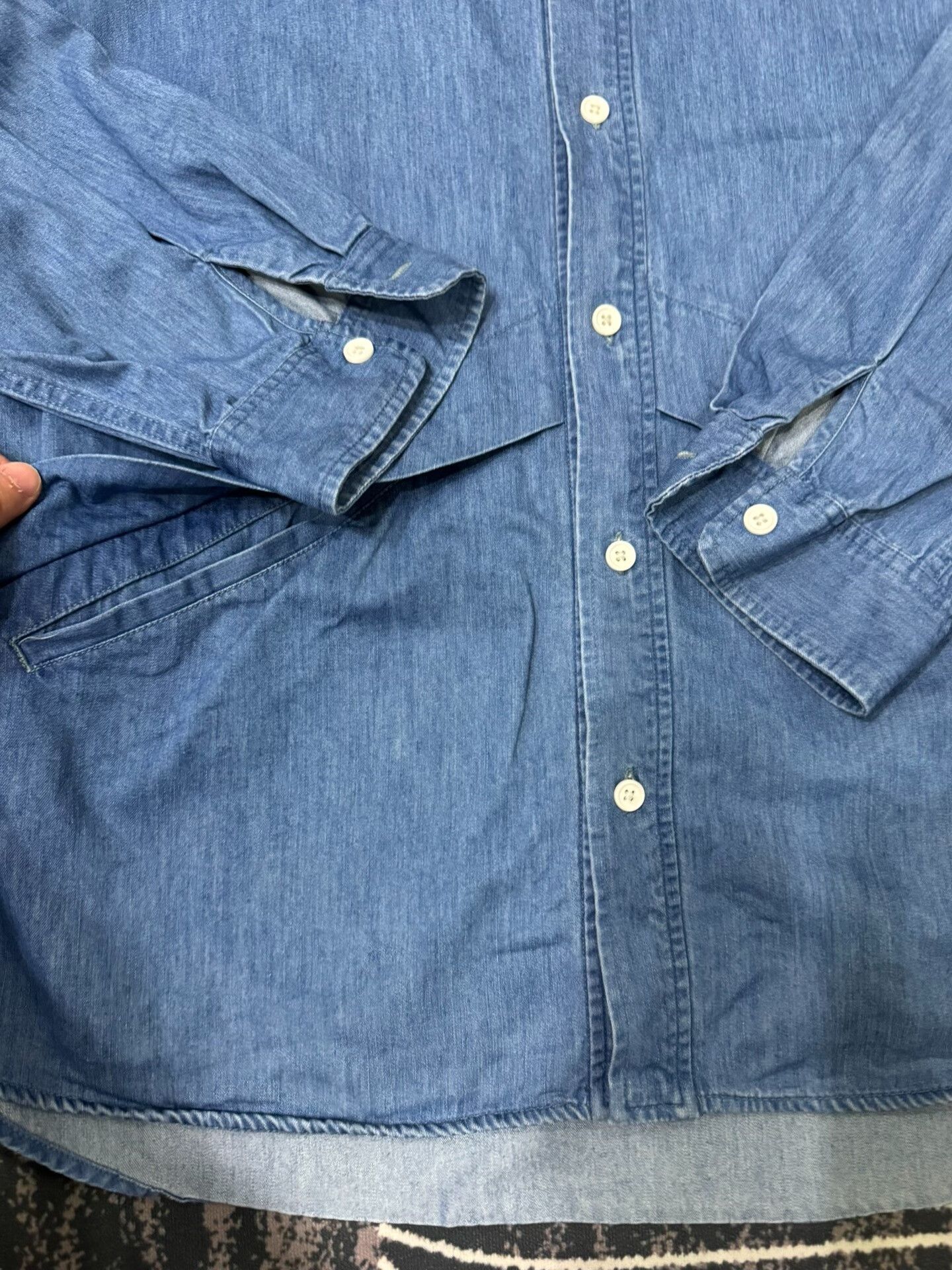 Wild Things WildThings Denim Shirt Jacket Size US L / EU 52-54 / 3 - 4 Thumbnail