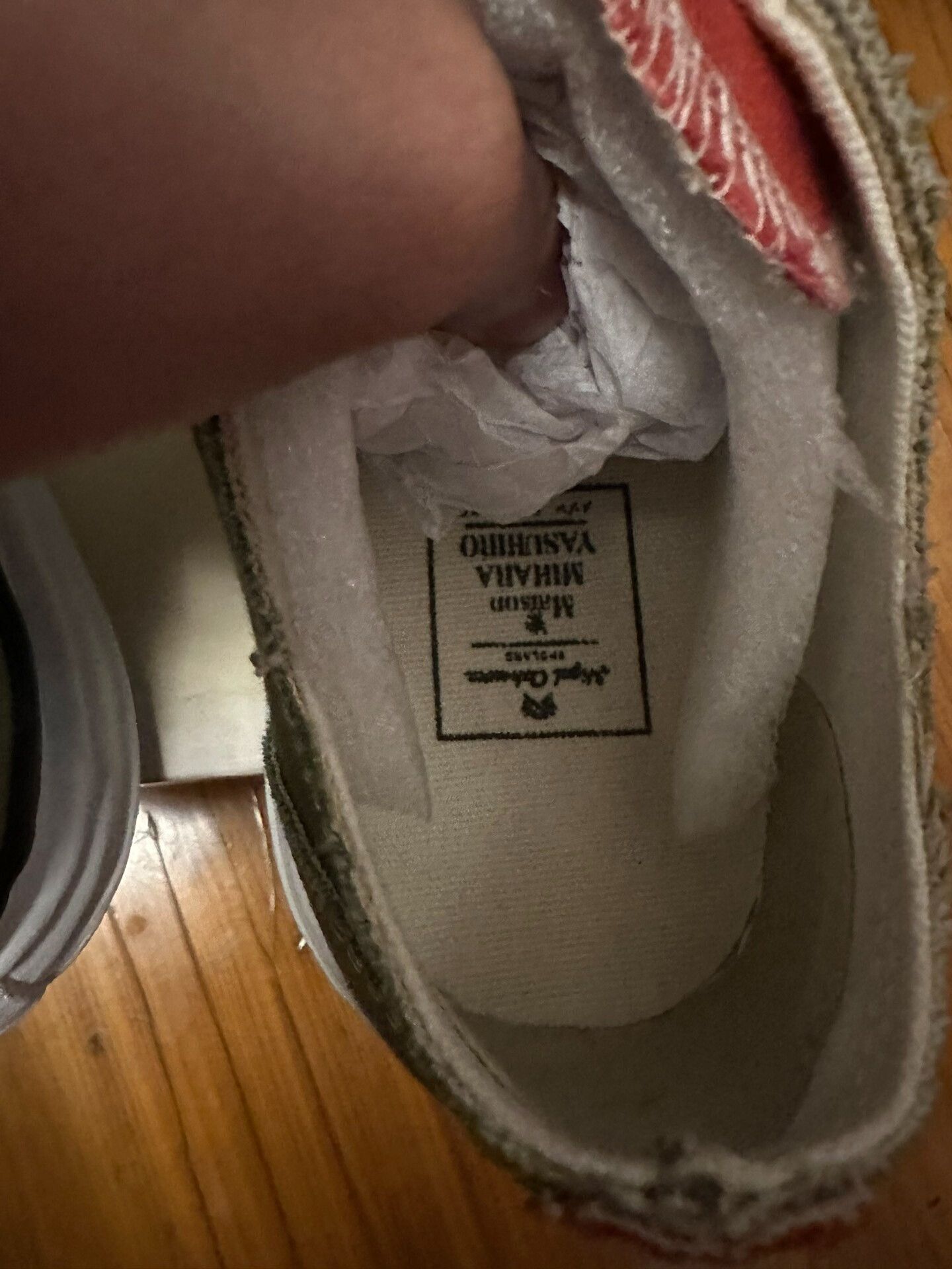 Maison MIHARA YASUHIRO Mihara Yasuhiro x Nigel Cabourn Army Green Dissolved Shoes Size US 8 / EU 41 - 5 Thumbnail