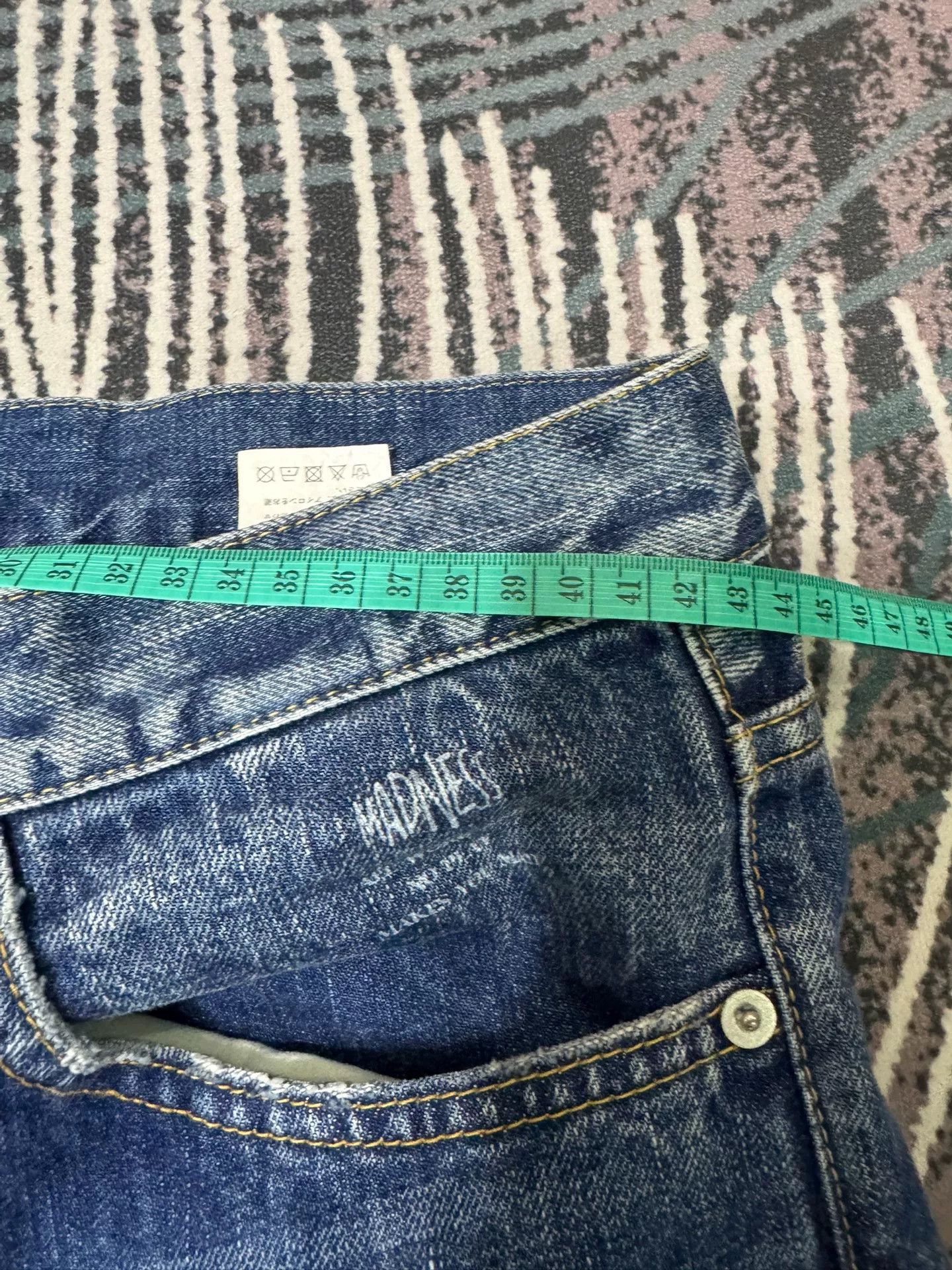 Madness MADNESS Straight Denim Pants Size US 34 / EU 50 - 6 Thumbnail