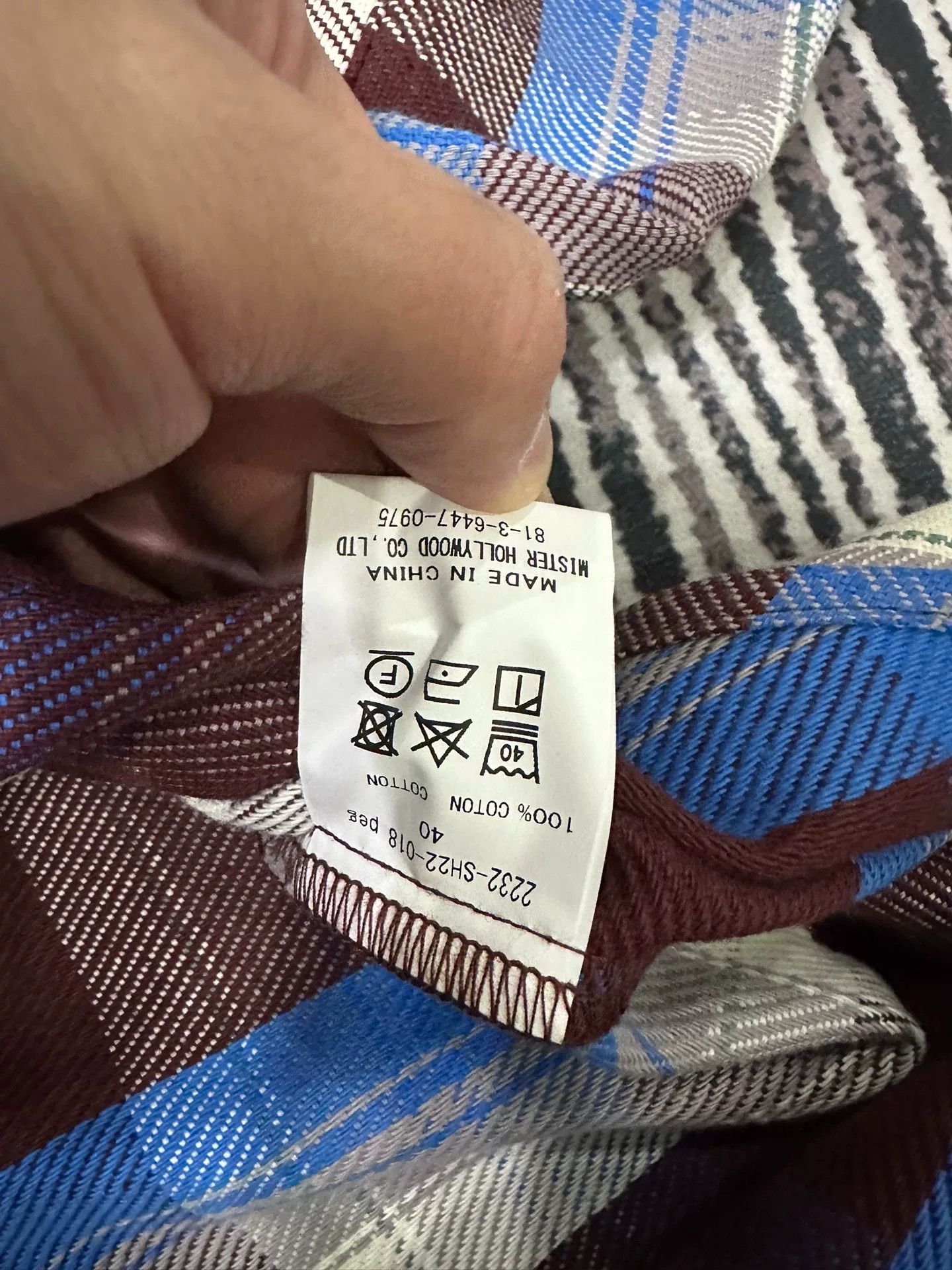 N.Hoolywood N.Hoolywood x Bic Mac Shit Flannel Shirt Size US XXS / EU 40 - 5 Thumbnail