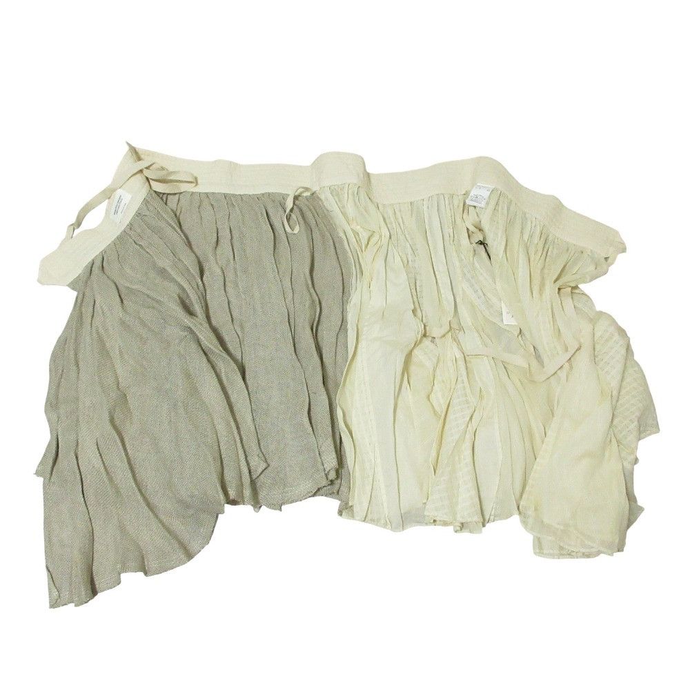 Other Other beautiful people Cotton Linen Pleated Skirt Textile Skirts 1915107011 DUTY FREE for USA Size ONE SIZE - 6 Thumbnail