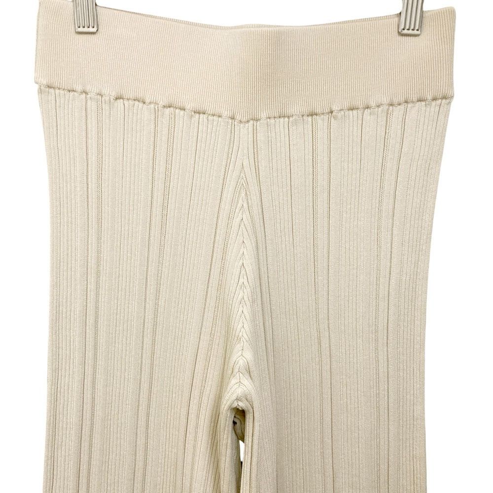 Other Other HYKE Random Rib Knit Easy Pants Textile Bottoms 221-11263 DUTY FREE for USA Size ONE SIZE - 4 Thumbnail