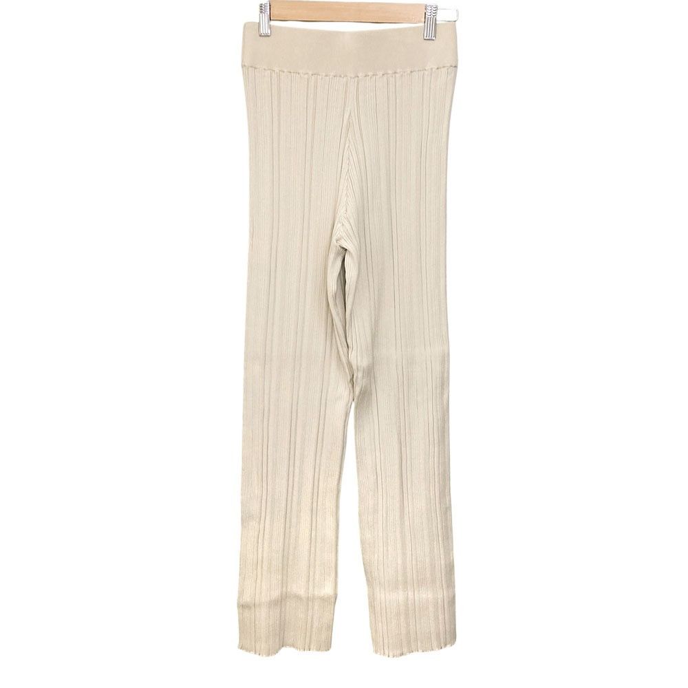 Other Other HYKE Random Rib Knit Easy Pants Textile Bottoms 221-11263 DUTY FREE for USA Size ONE SIZE - 2 Thumbnail