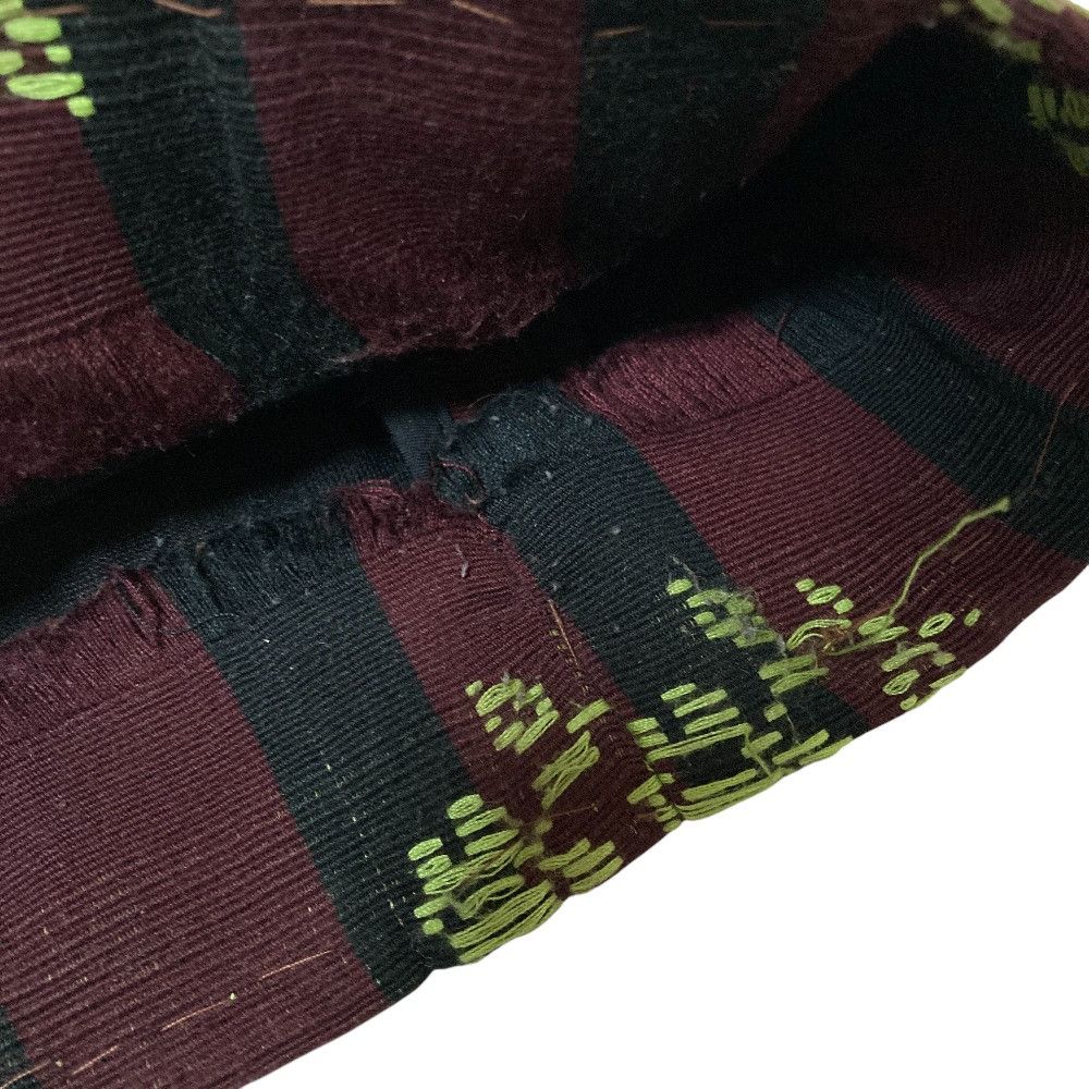 Other Other MOZH MOZH Flower Stitch Stripe Wide Cargo Pants Textile Pants DUTY FREE for USA Size ONE SIZE - 13 Thumbnail