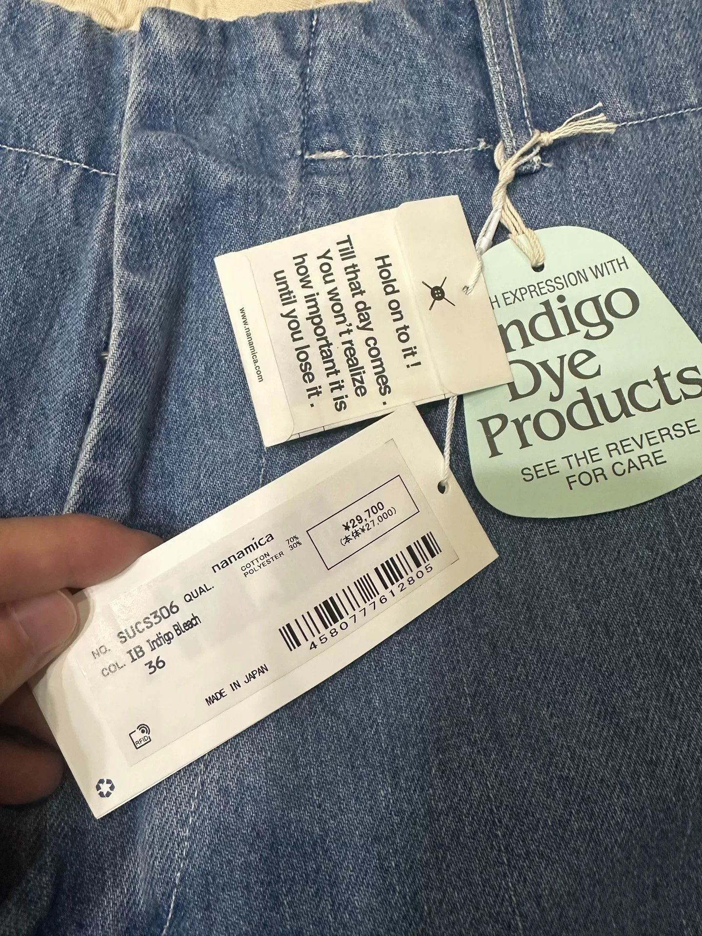 Nanamica Nanamica Wide Denim Jeans Size US 36 / EU 52 - 2 Thumbnail