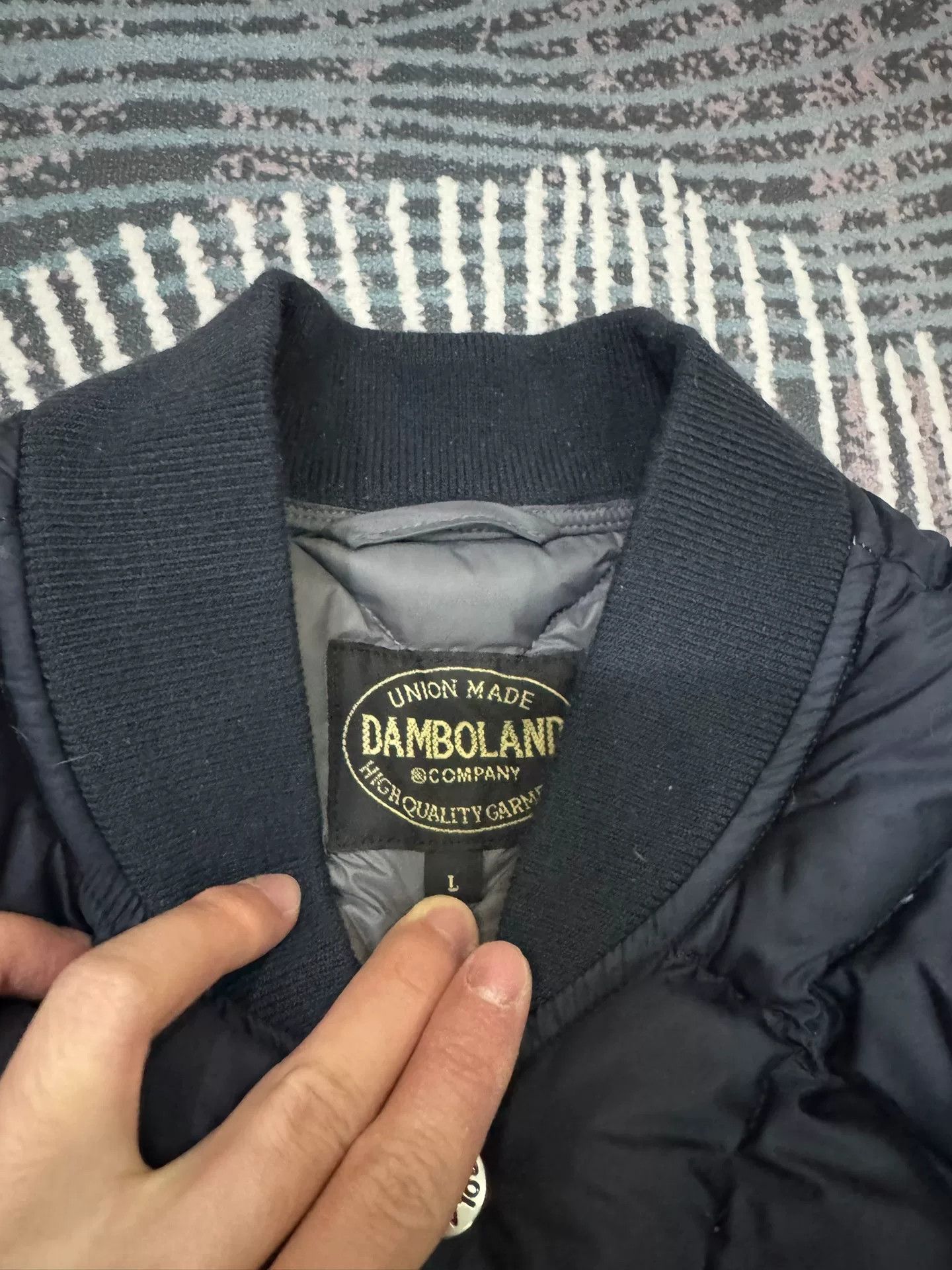 DOMREBEL DAMBOLAND 1950S Loose Duck Down Jacket Size US L / EU 52-54 / 3 - 2 Thumbnail