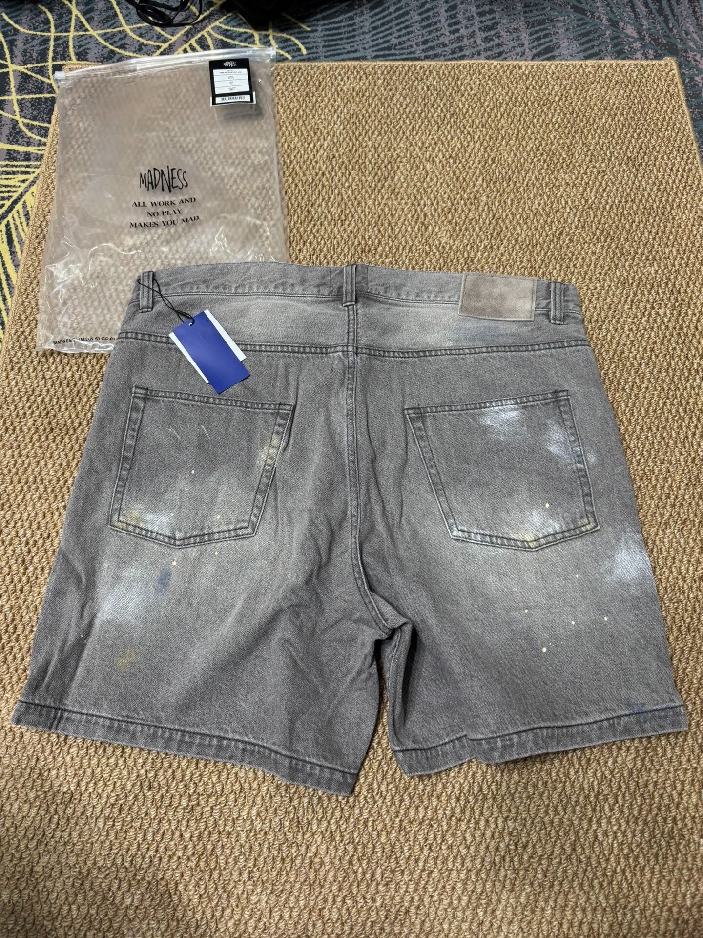 Madness MADNESS CRUSH Denim Shorts Size US 36 / EU 52 - 6 Thumbnail