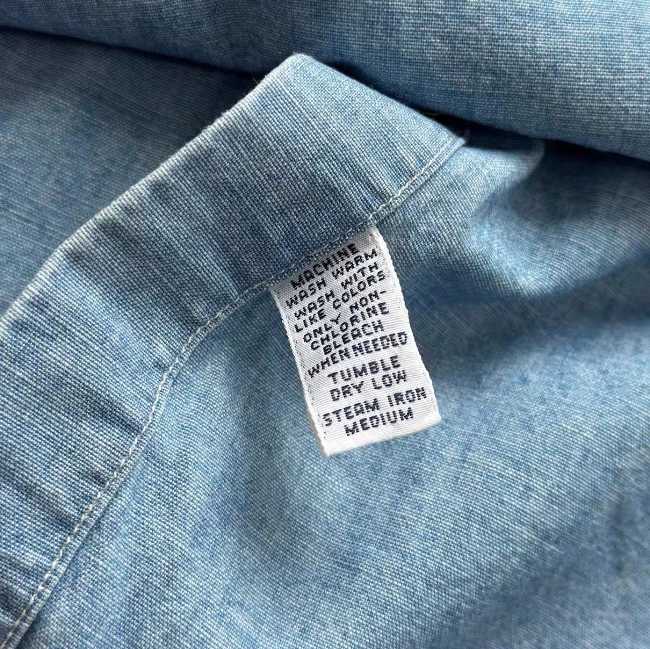 Polo Ralph Lauren POLO Ralph Lauren Western Washed Denim Shirt Size US L / EU 52-54 / 3 - 5 Thumbnail