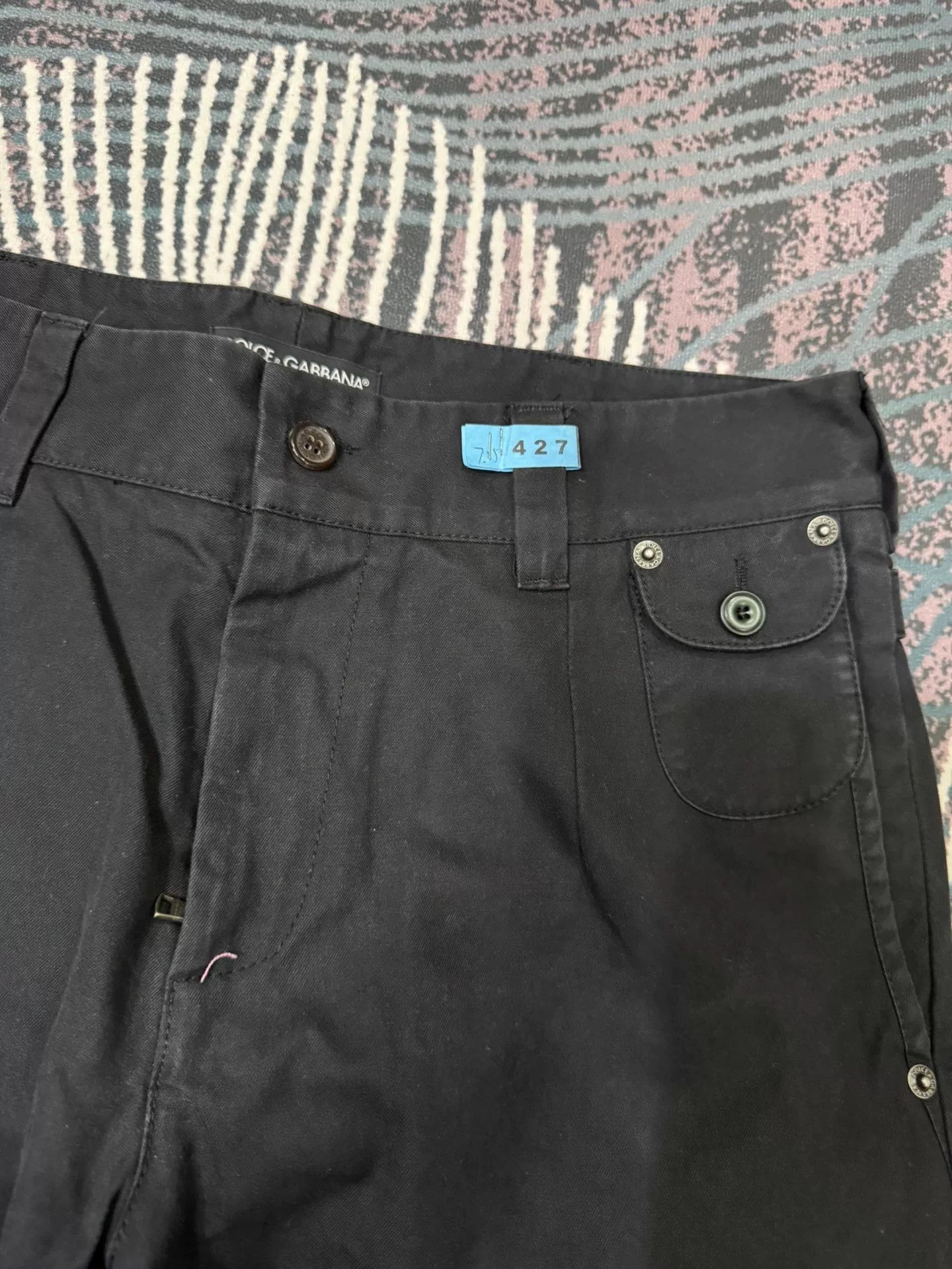 Dolce & Gabbana Dolce&Gabbana Cropped Casual Pants Size US 28 / EU 44 - 2 Thumbnail