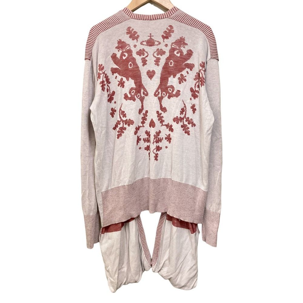 Vivienne Westwood Vivienne Westwood Vivienne Westwood Red Label Jacquard Long Cardigan Textile Tops DUTY FREE for USA Size ONE SIZE - 2 Thumbnail