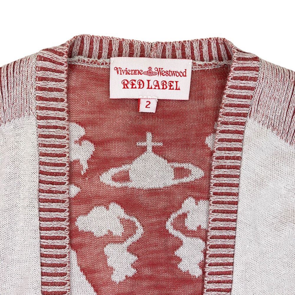 Vivienne Westwood Vivienne Westwood Vivienne Westwood Red Label Jacquard Long Cardigan Textile Tops DUTY FREE for USA Size ONE SIZE - 3 Thumbnail