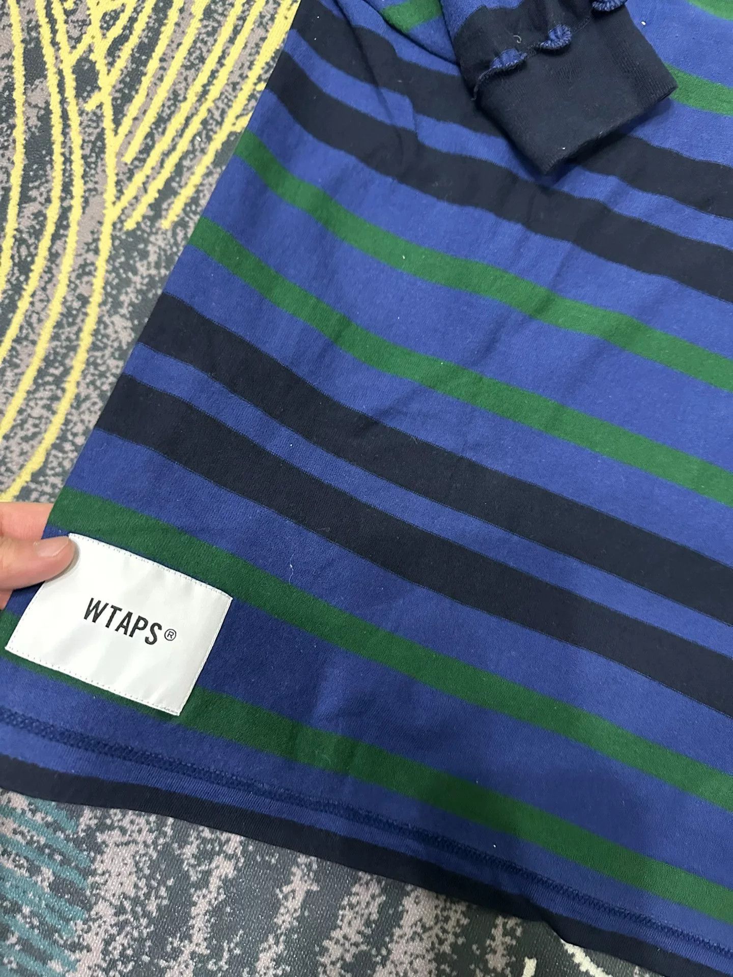 Wtaps Wtaps Striped Long Sleeve Tee Size US M / EU 48-50 / 2 - 4 Thumbnail